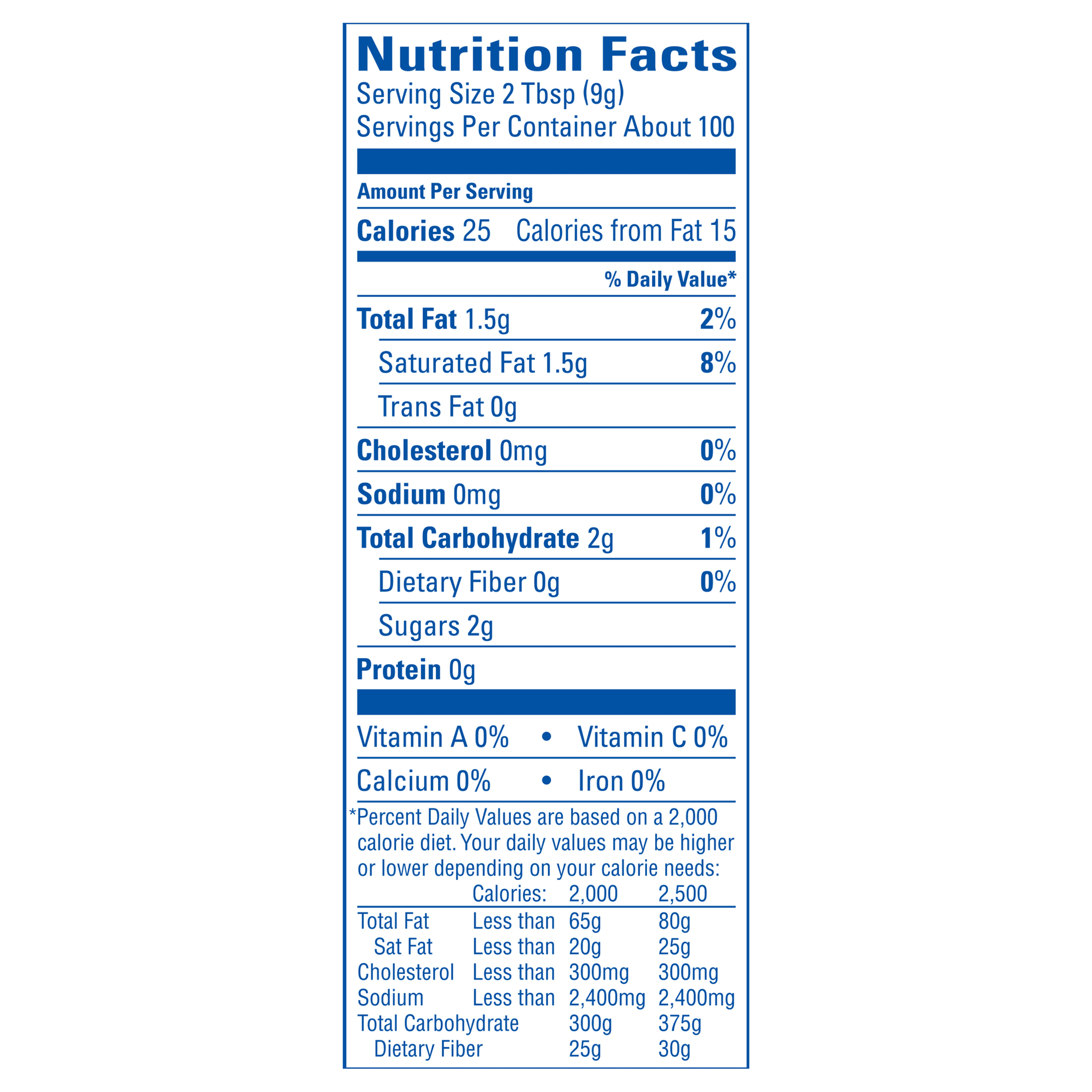 Nutrition info for this product.