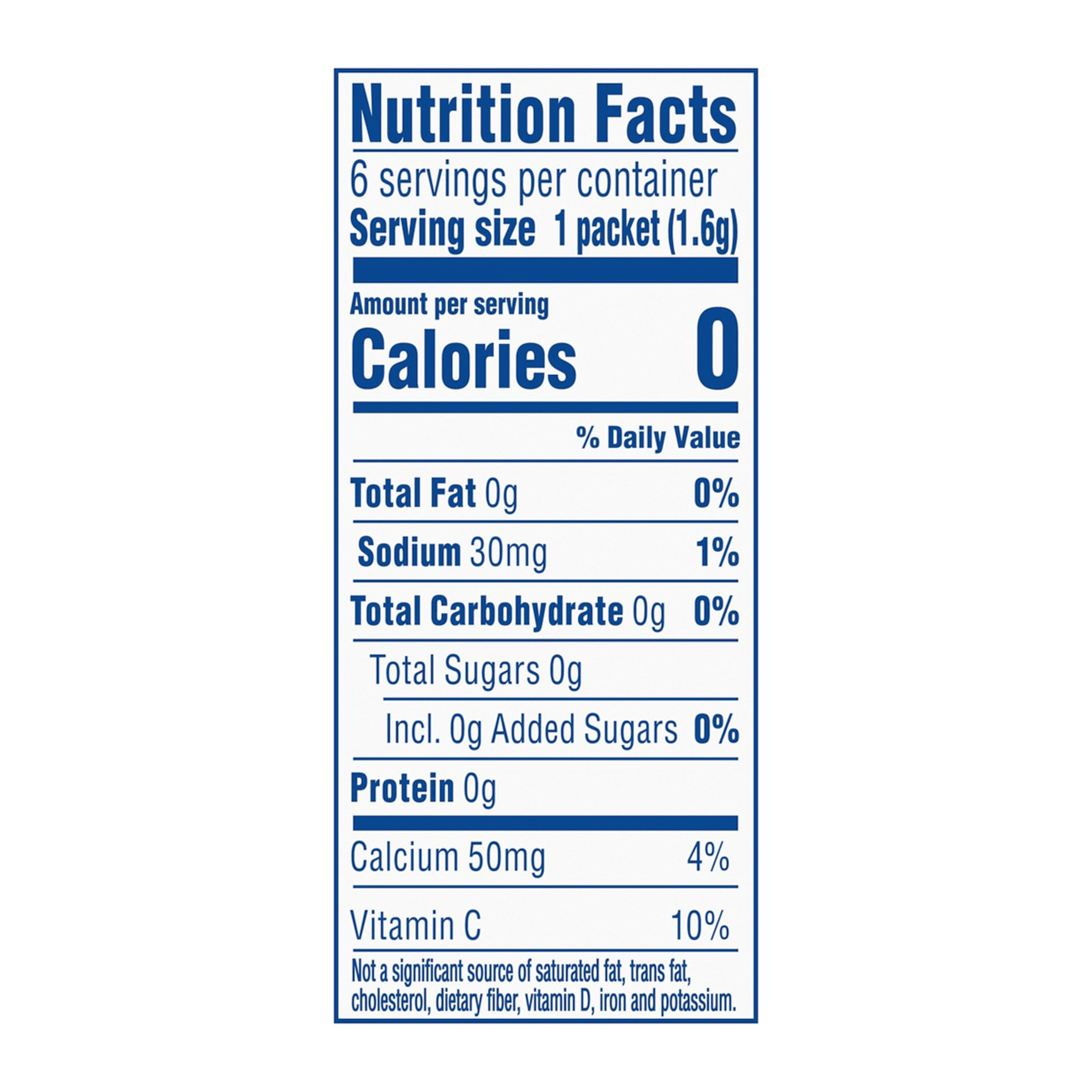 Nutrition info for this product.