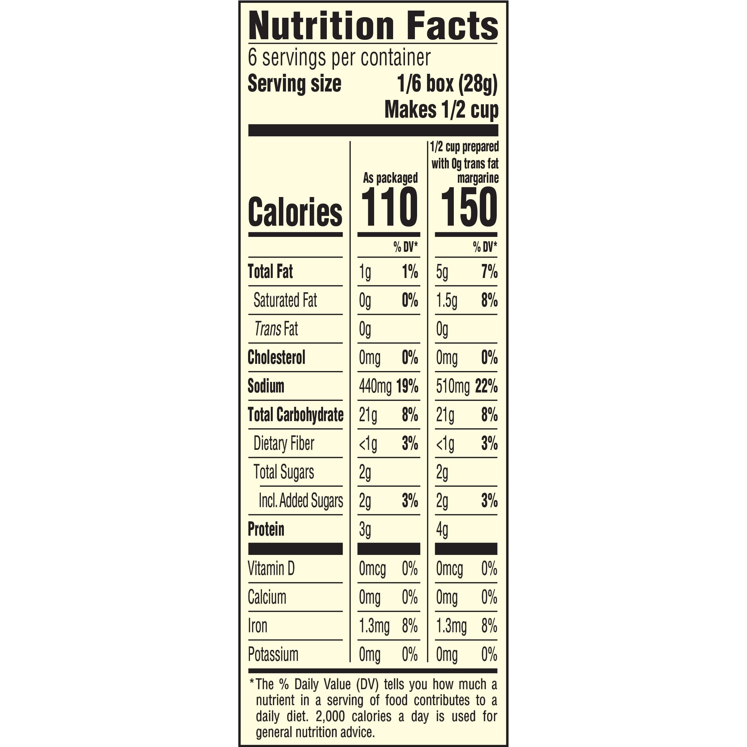 Nutrition info for this product.
