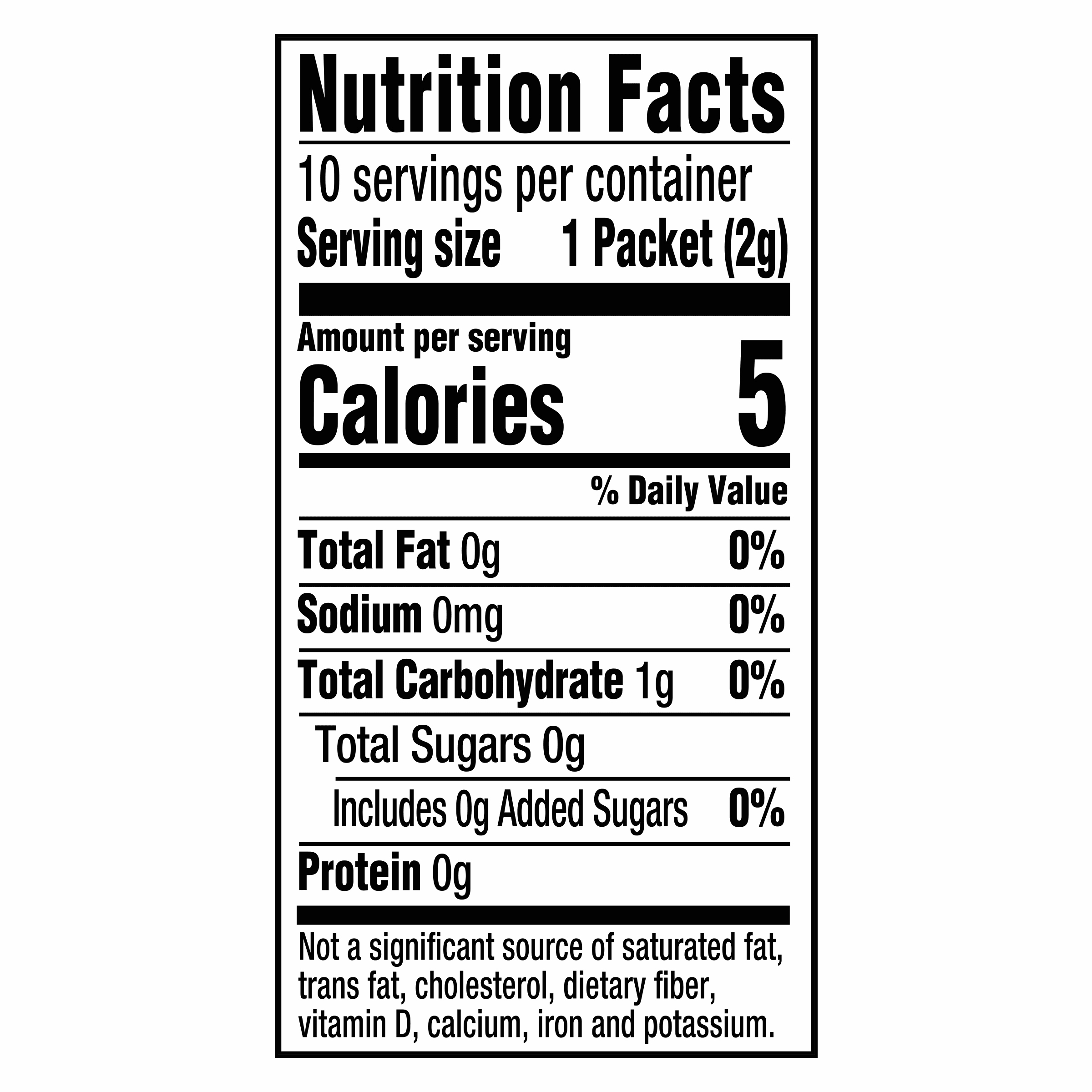 Nutrition info for this product.