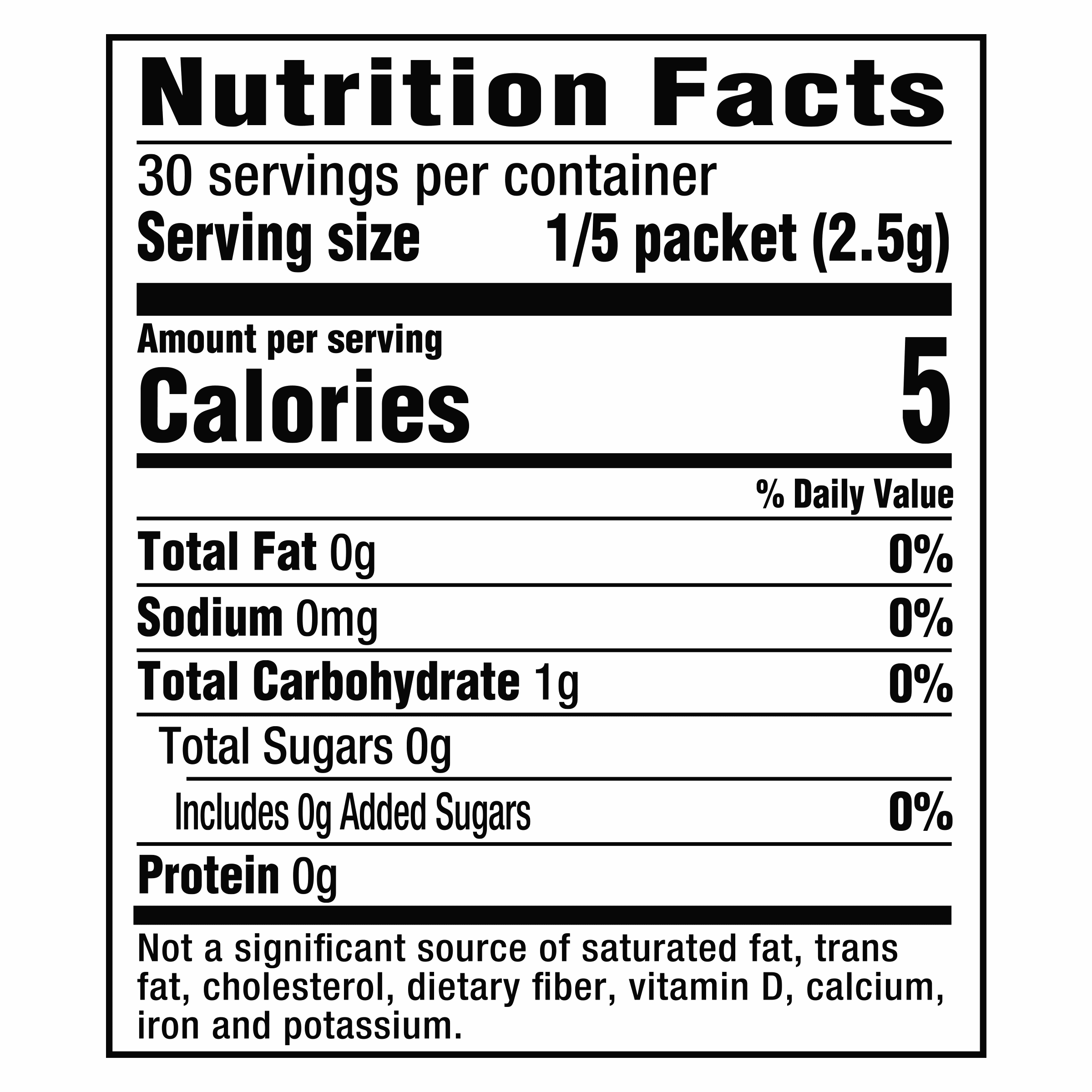 Nutrition info for this product.
