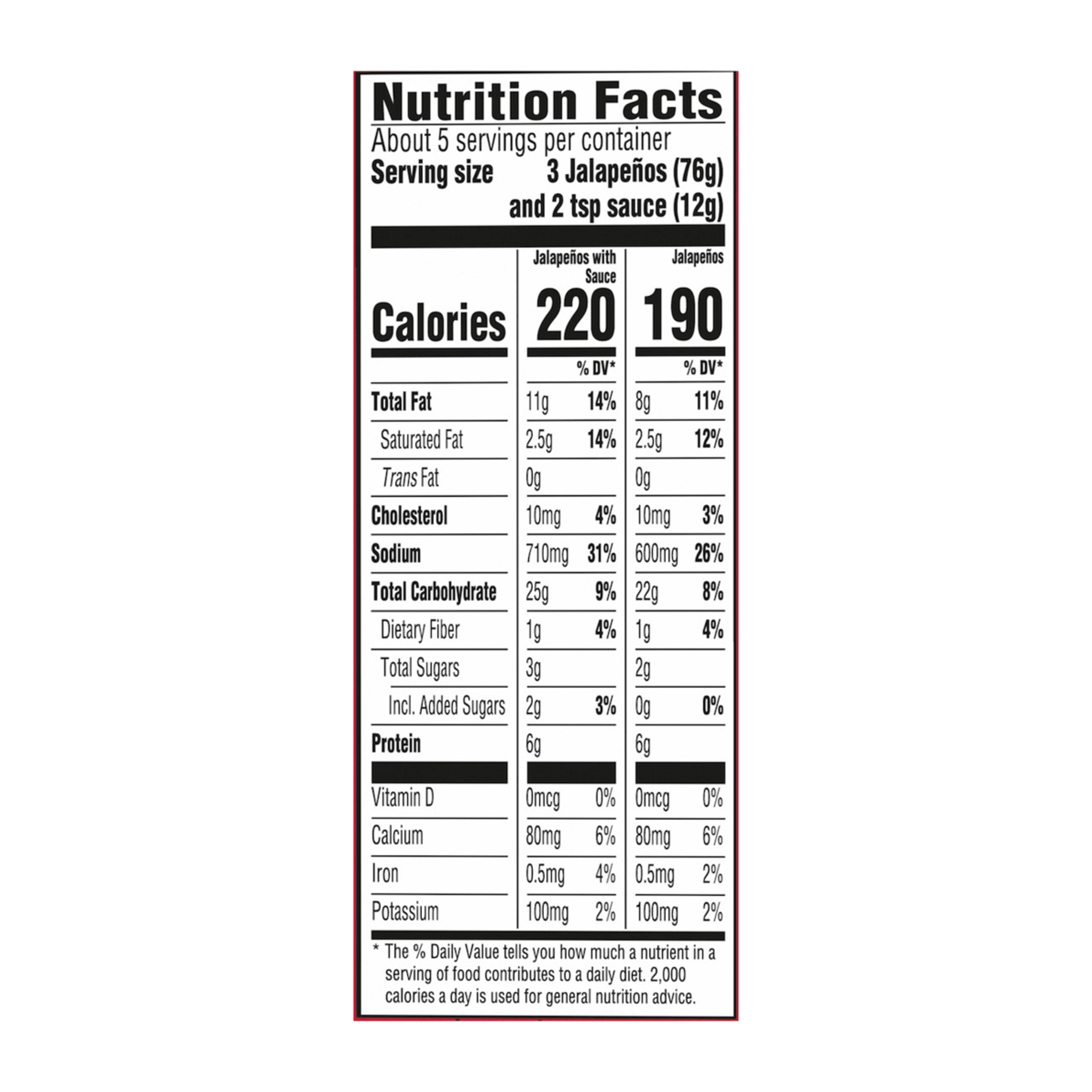 Nutrition info for this product.