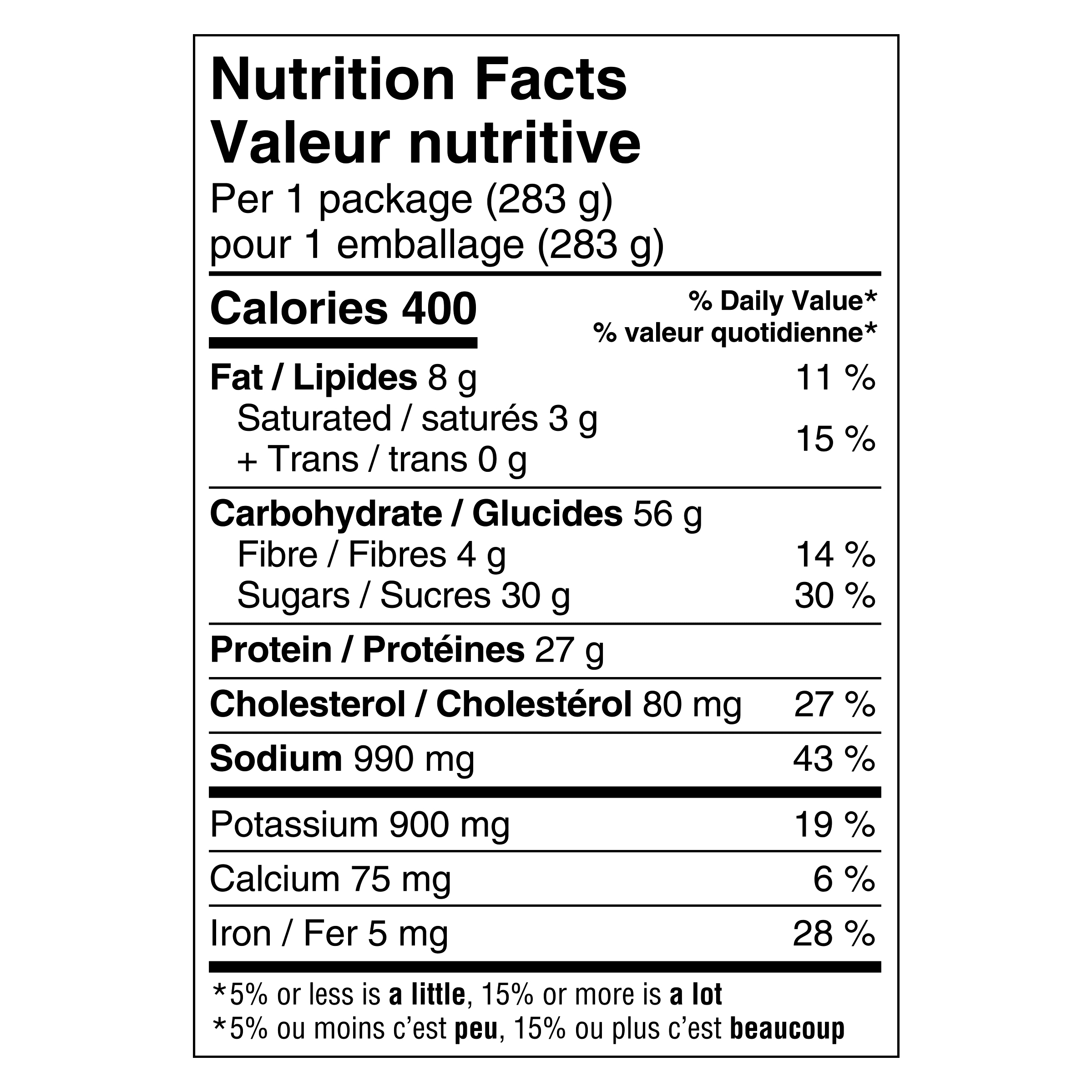 Nutrition info for this product.