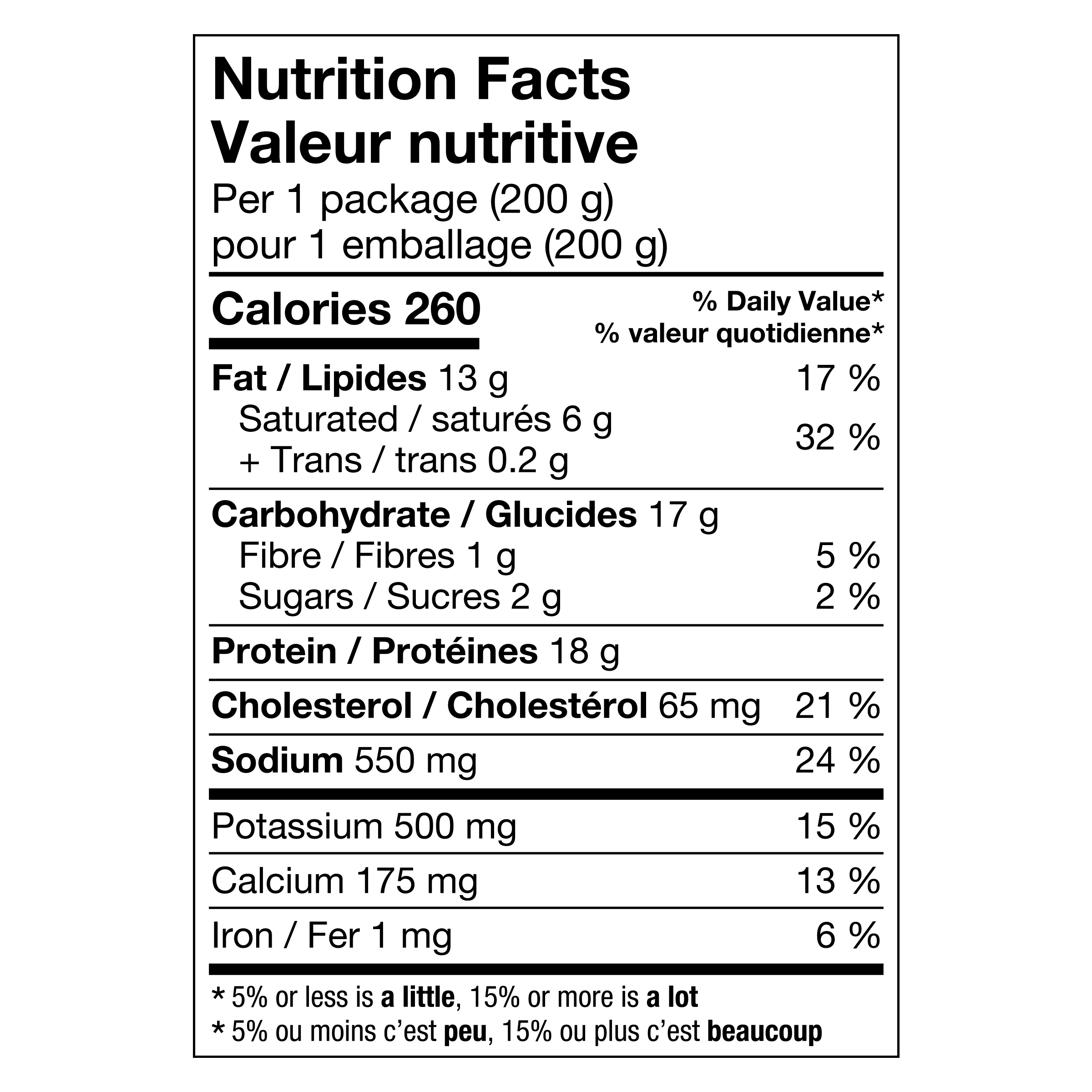Nutrition info for this product.
