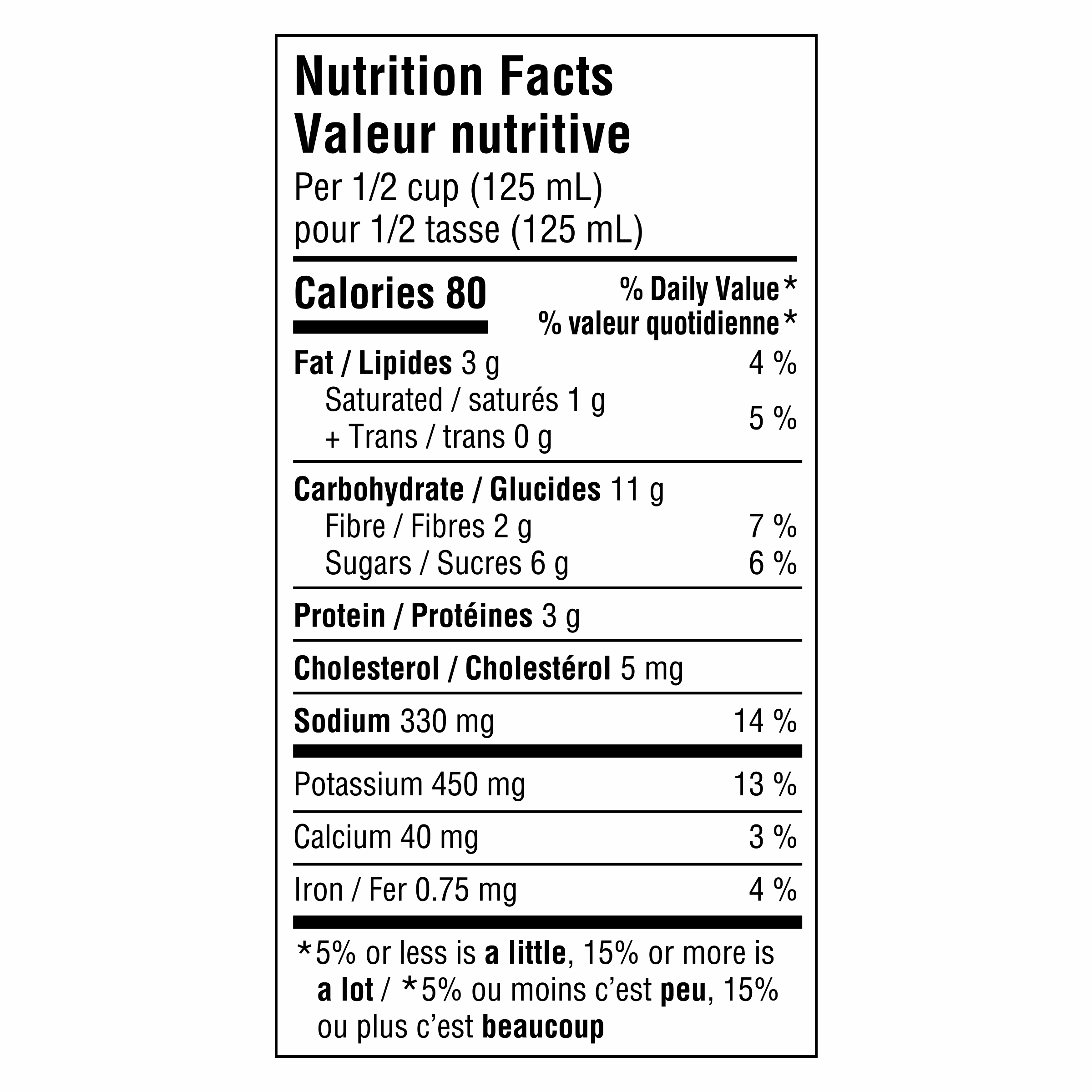 Nutrition info for this product.
