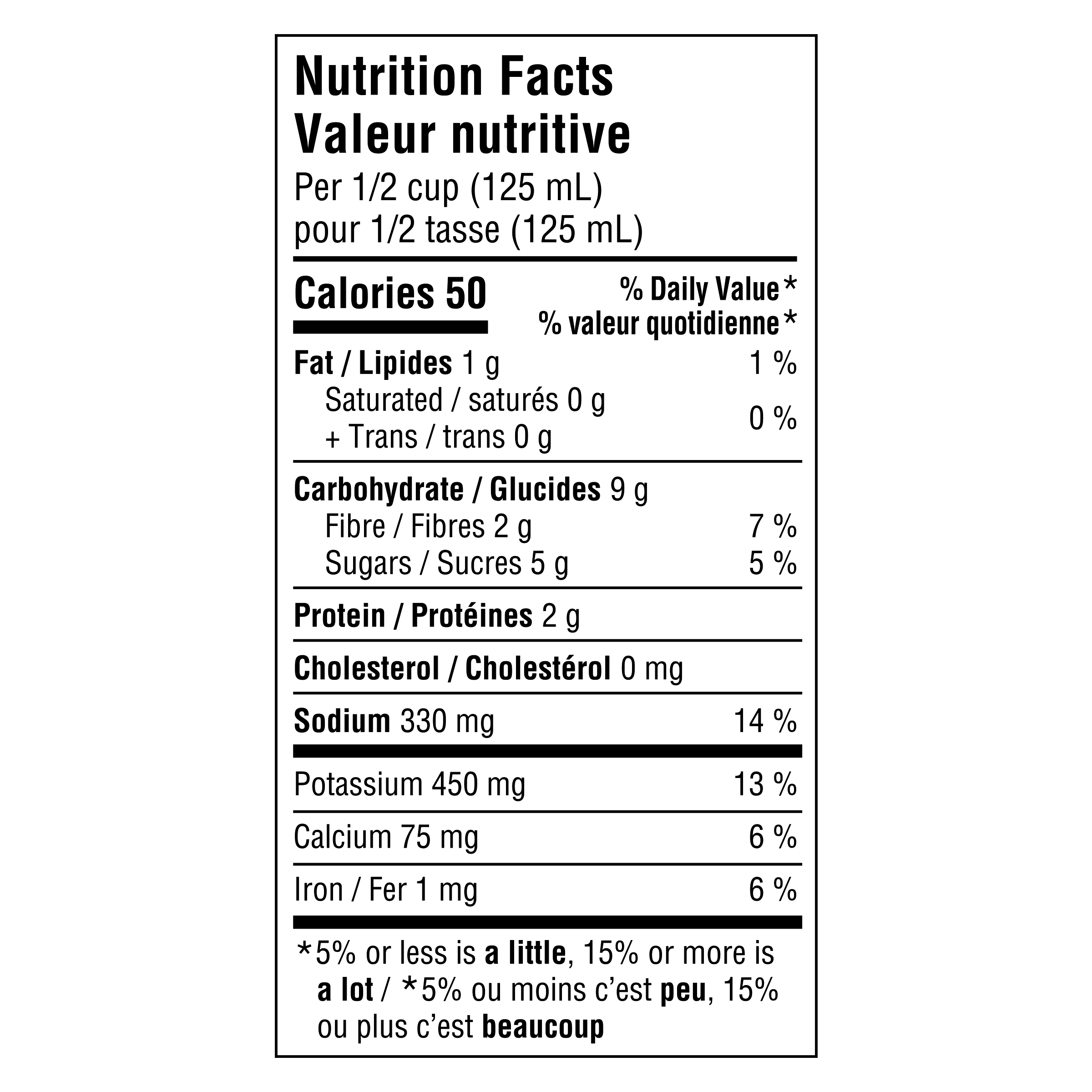 Nutrition info for this product.