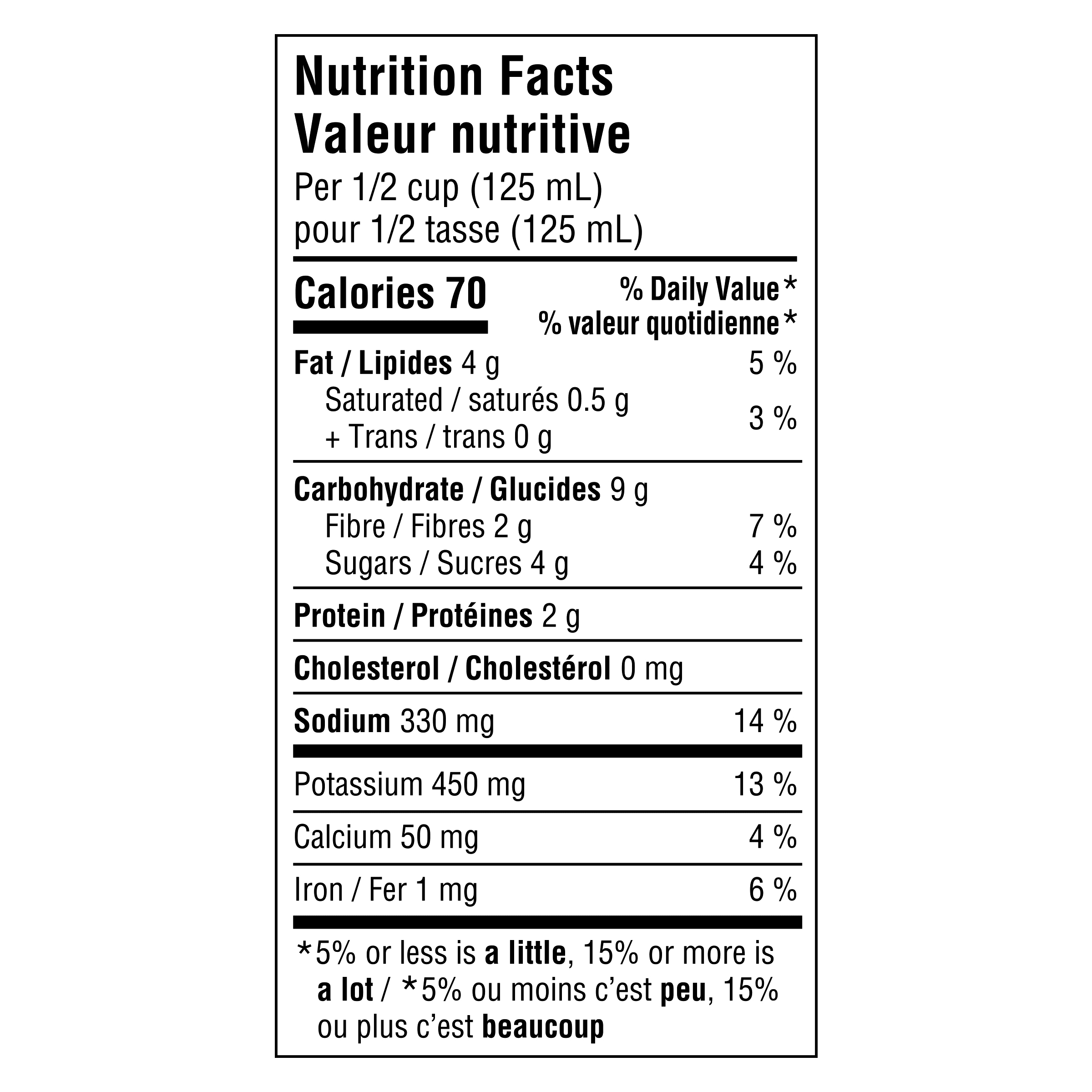 Nutrition info for this product.