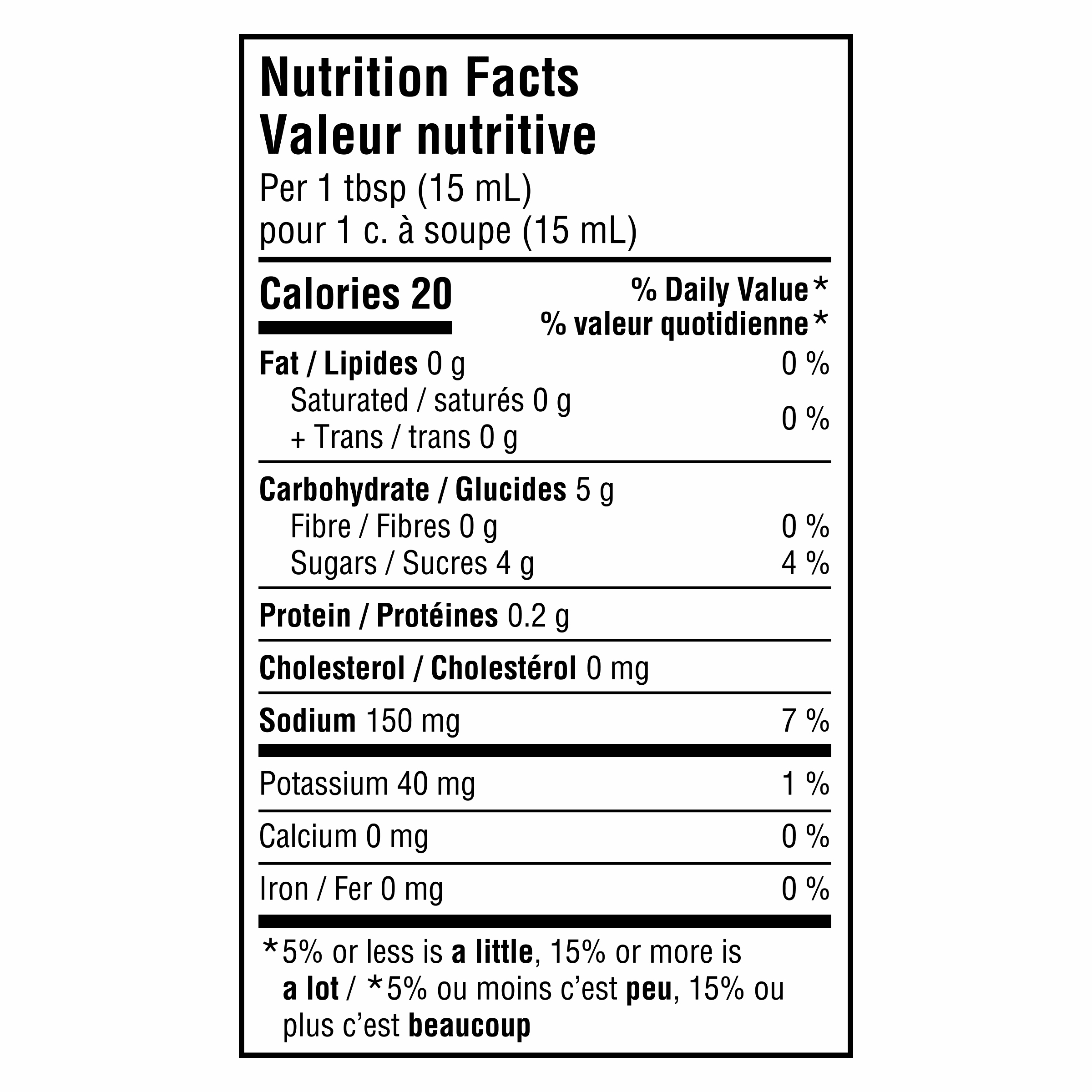Nutrition info for this product.