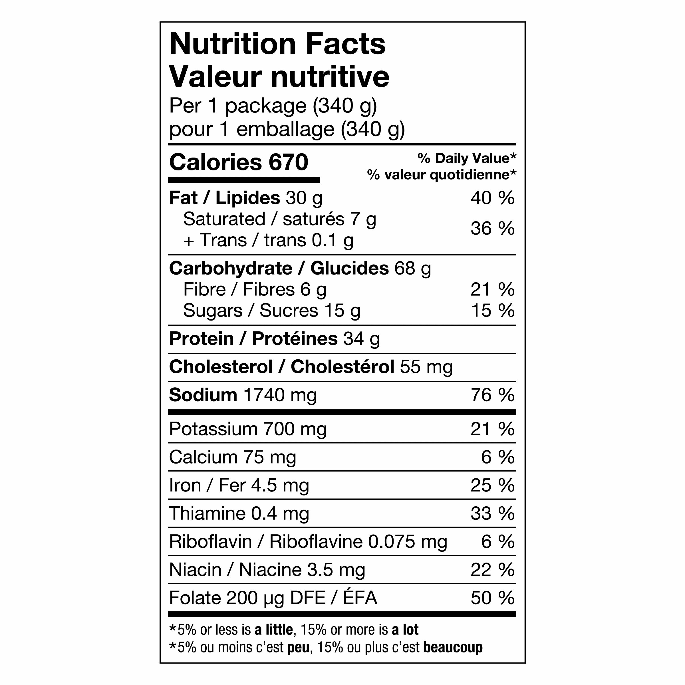 Nutrition info for this product.