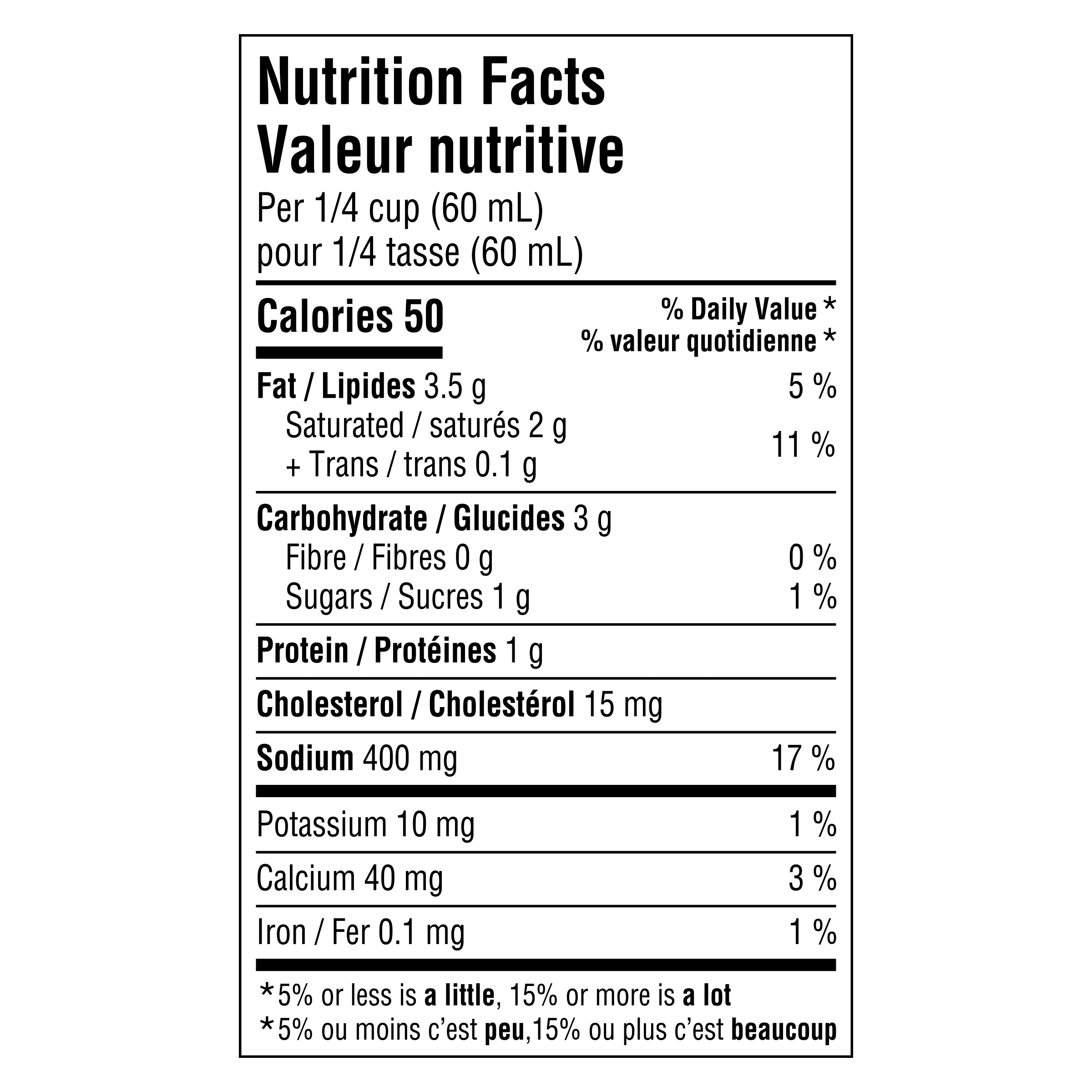 Nutrition info for this product.