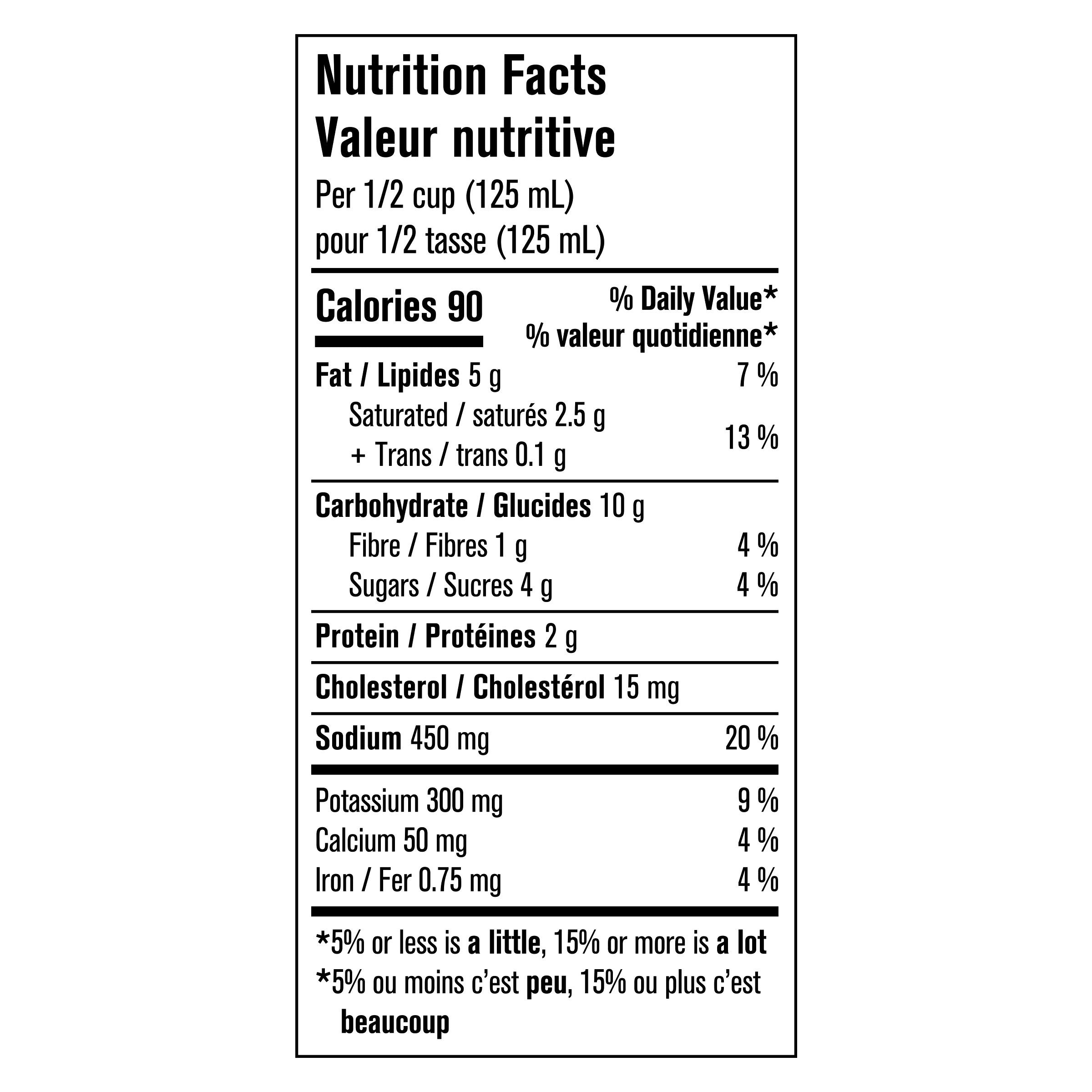 Nutrition info for this product.