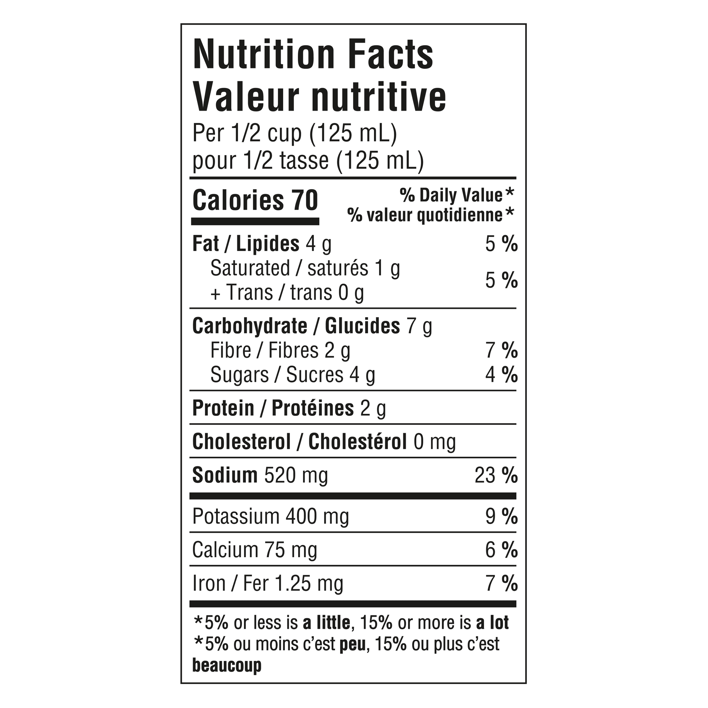 Nutrition info for this product.