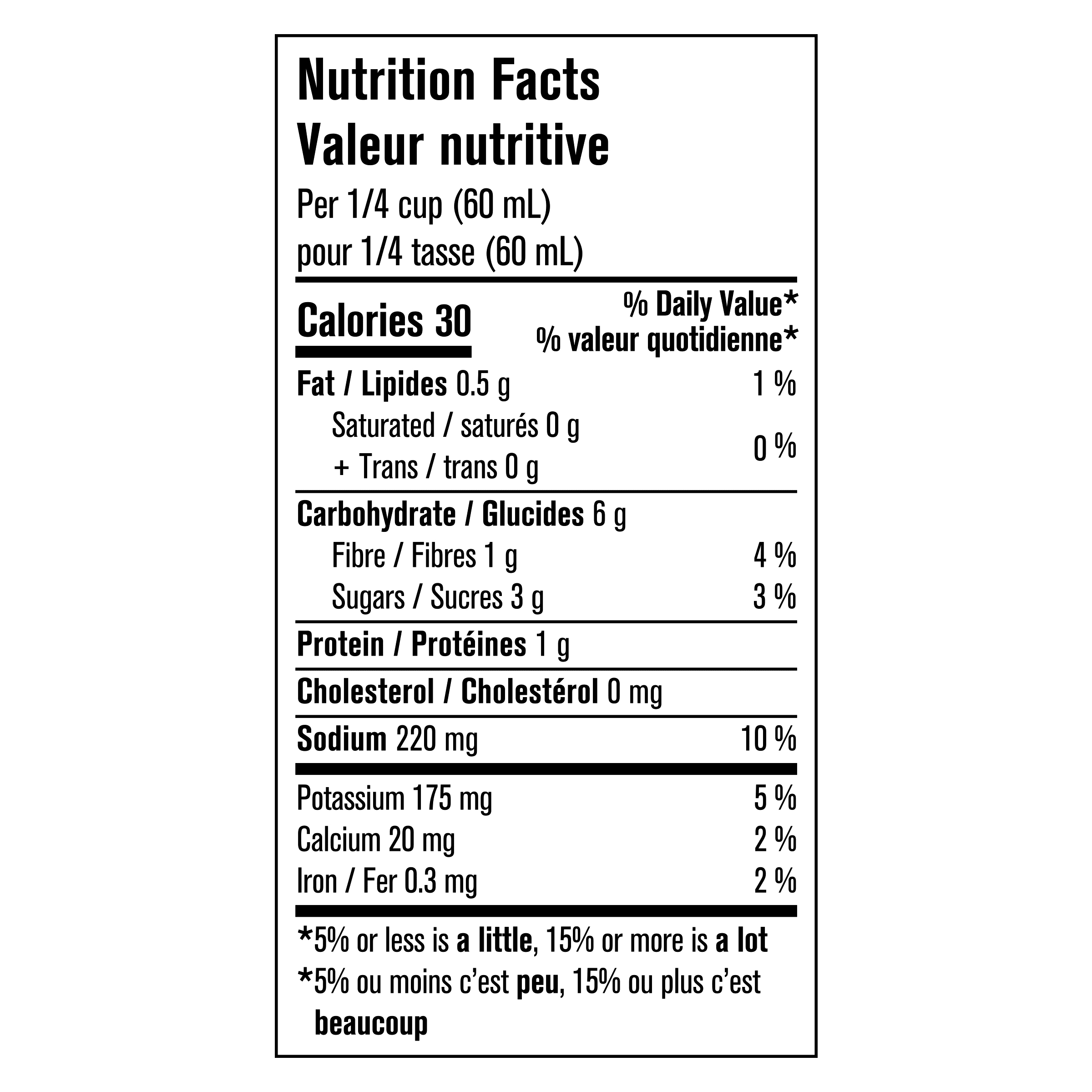 Nutrition info for this product.