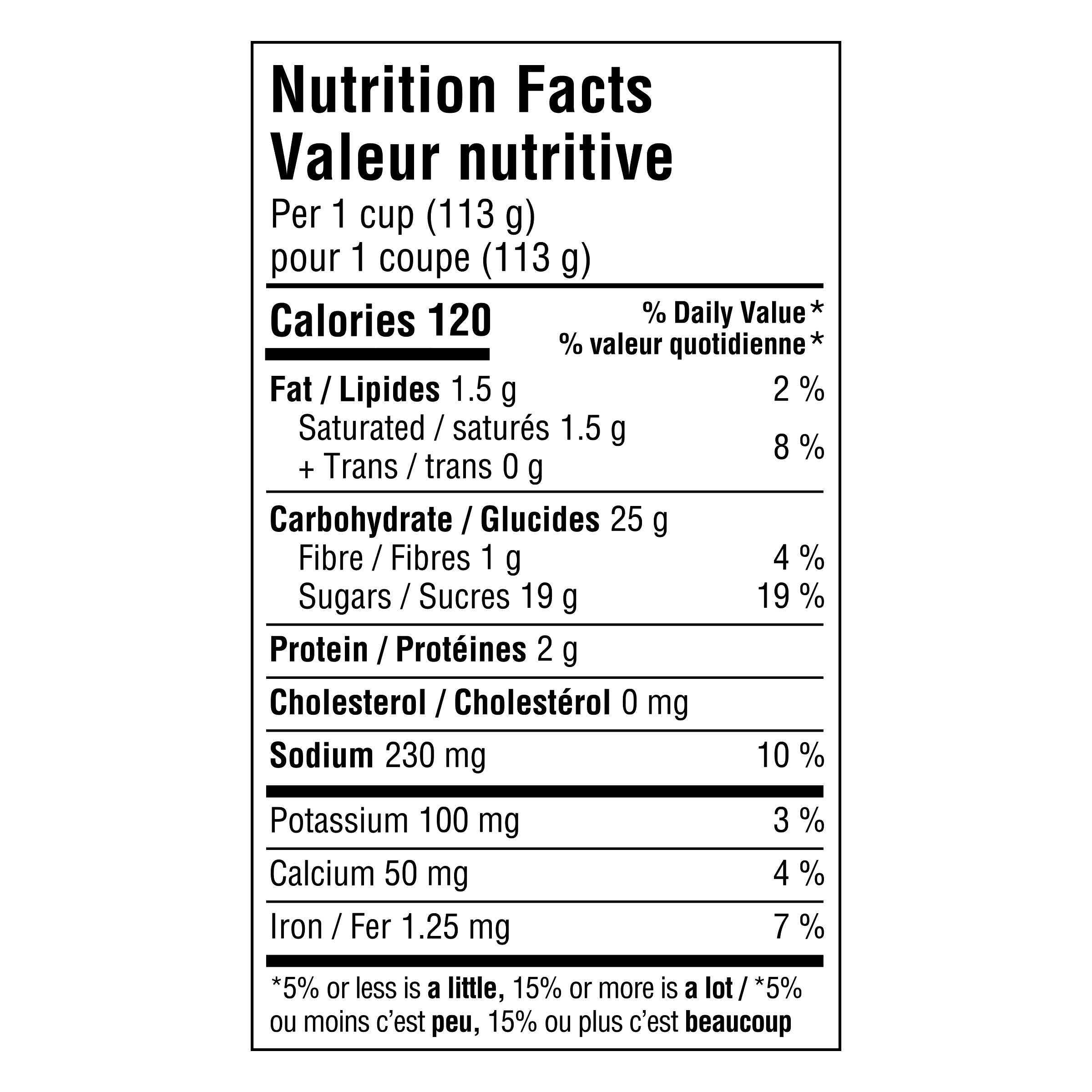 Nutrition info for this product.