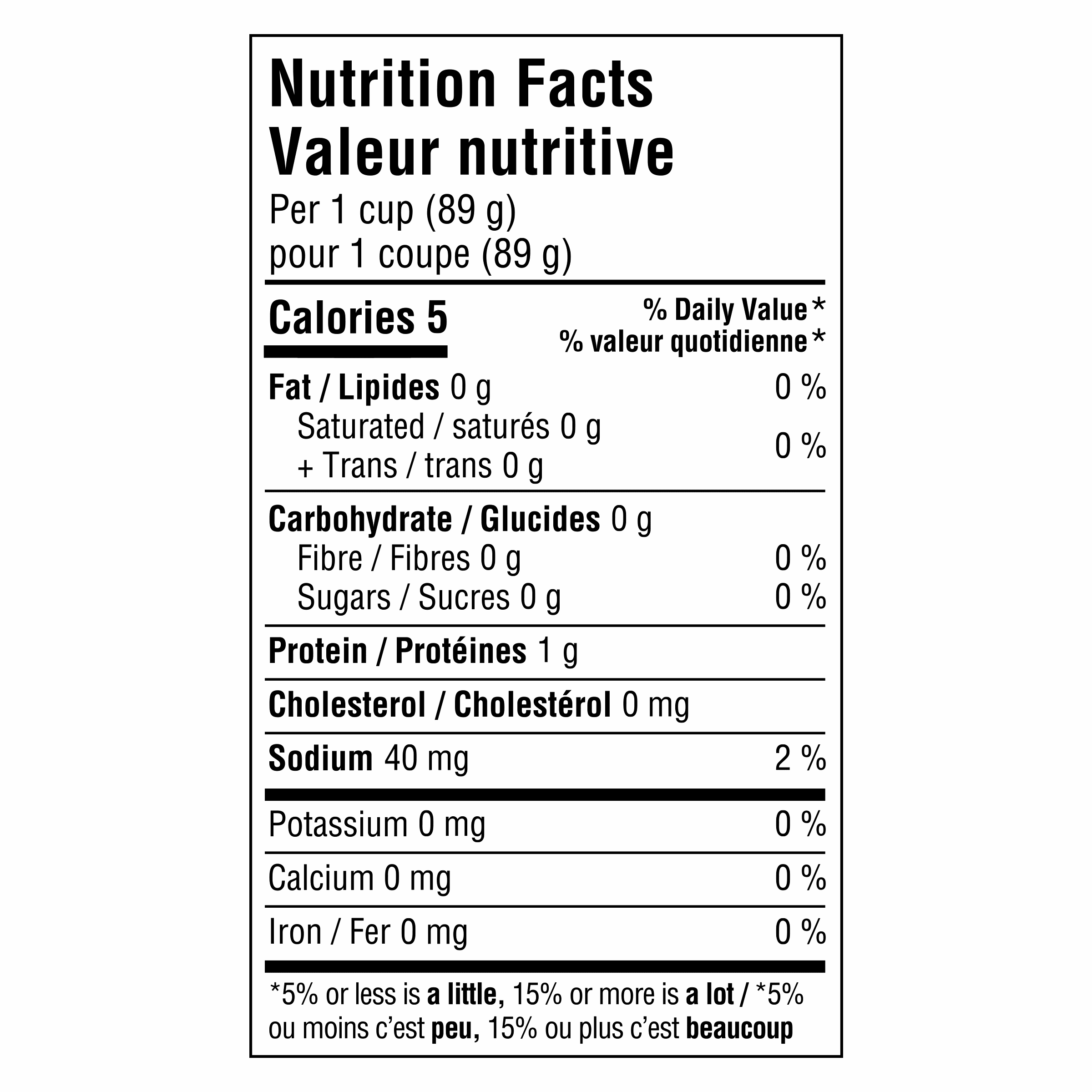Nutrition info for this product.