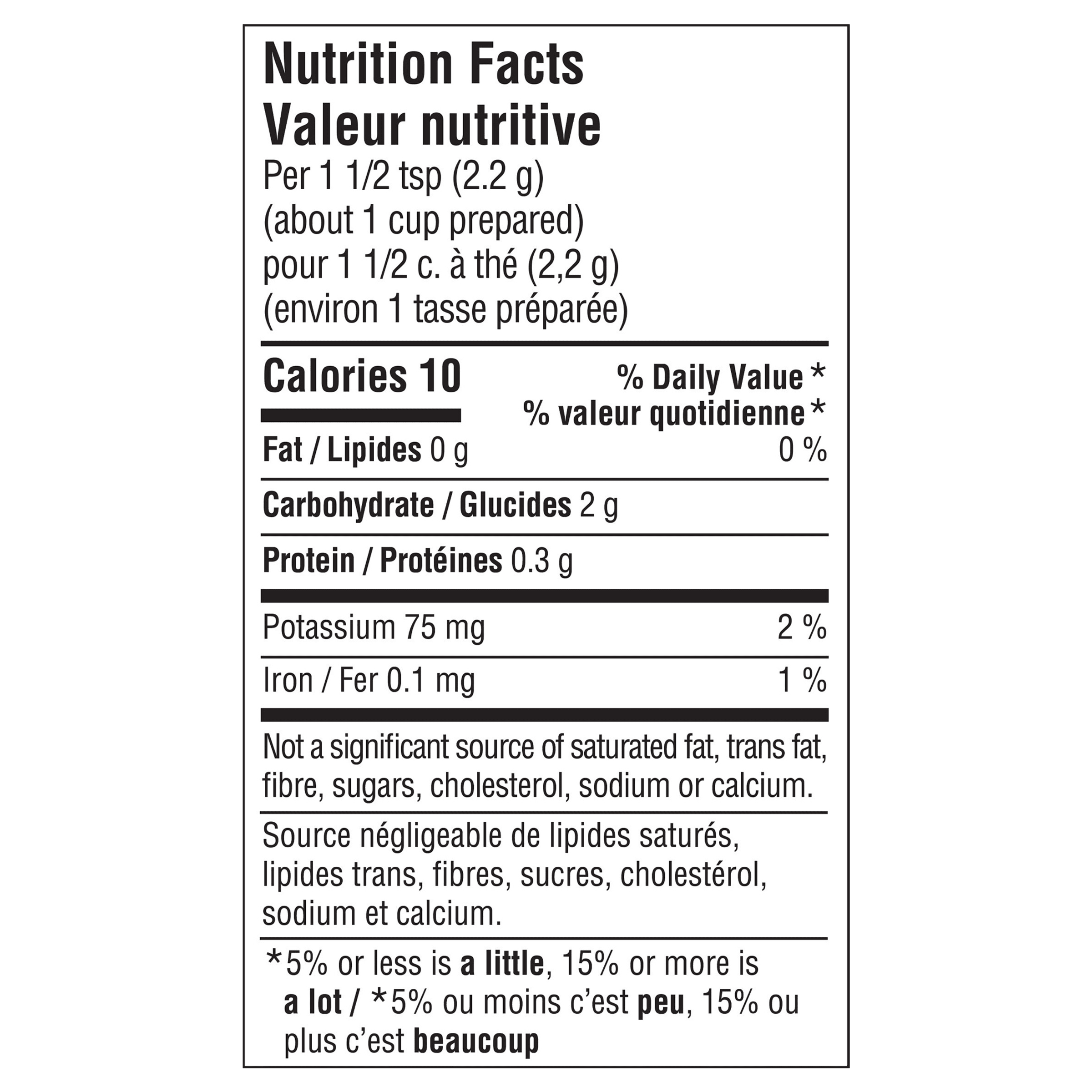 Nutrition info for this product.