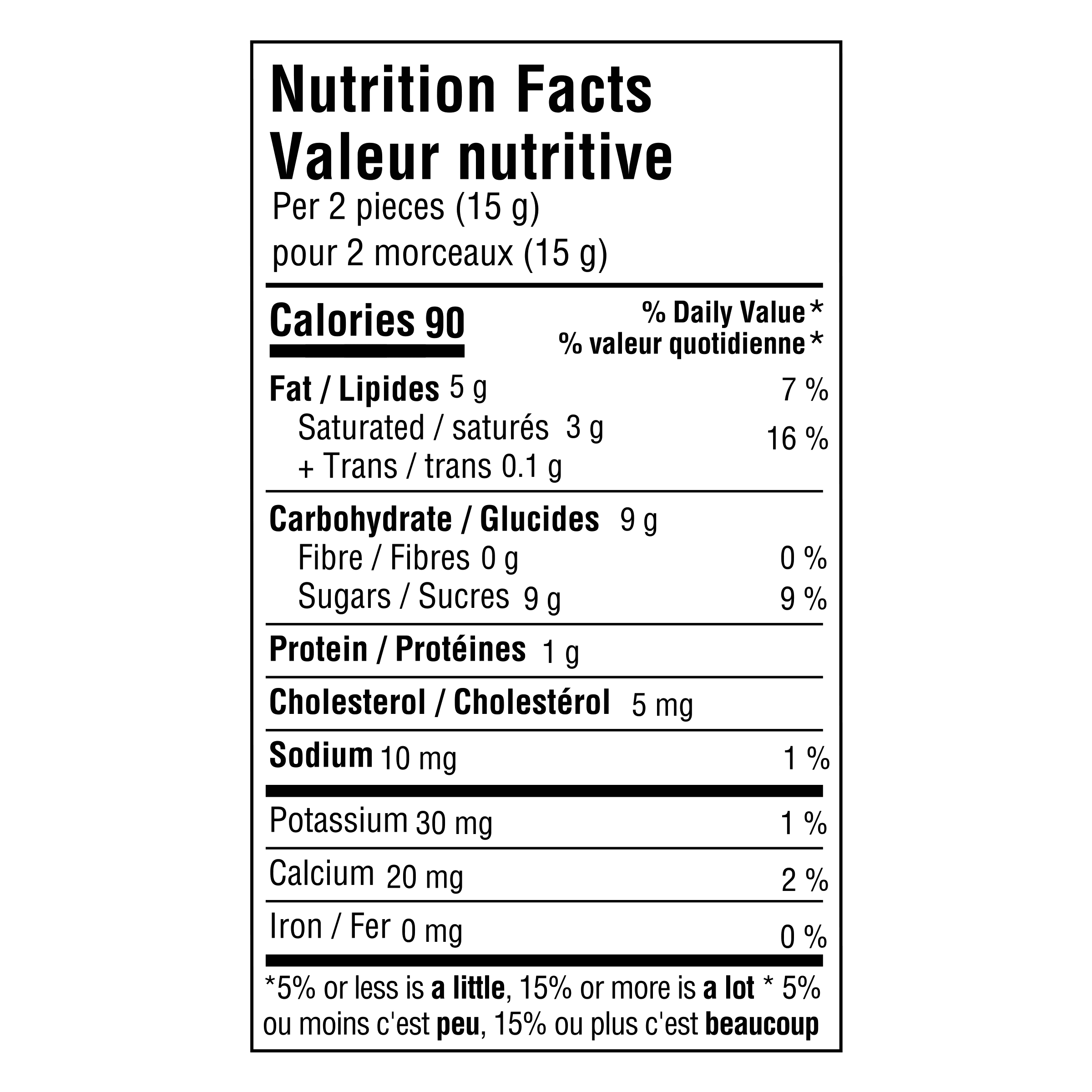 Nutrition info for this product.