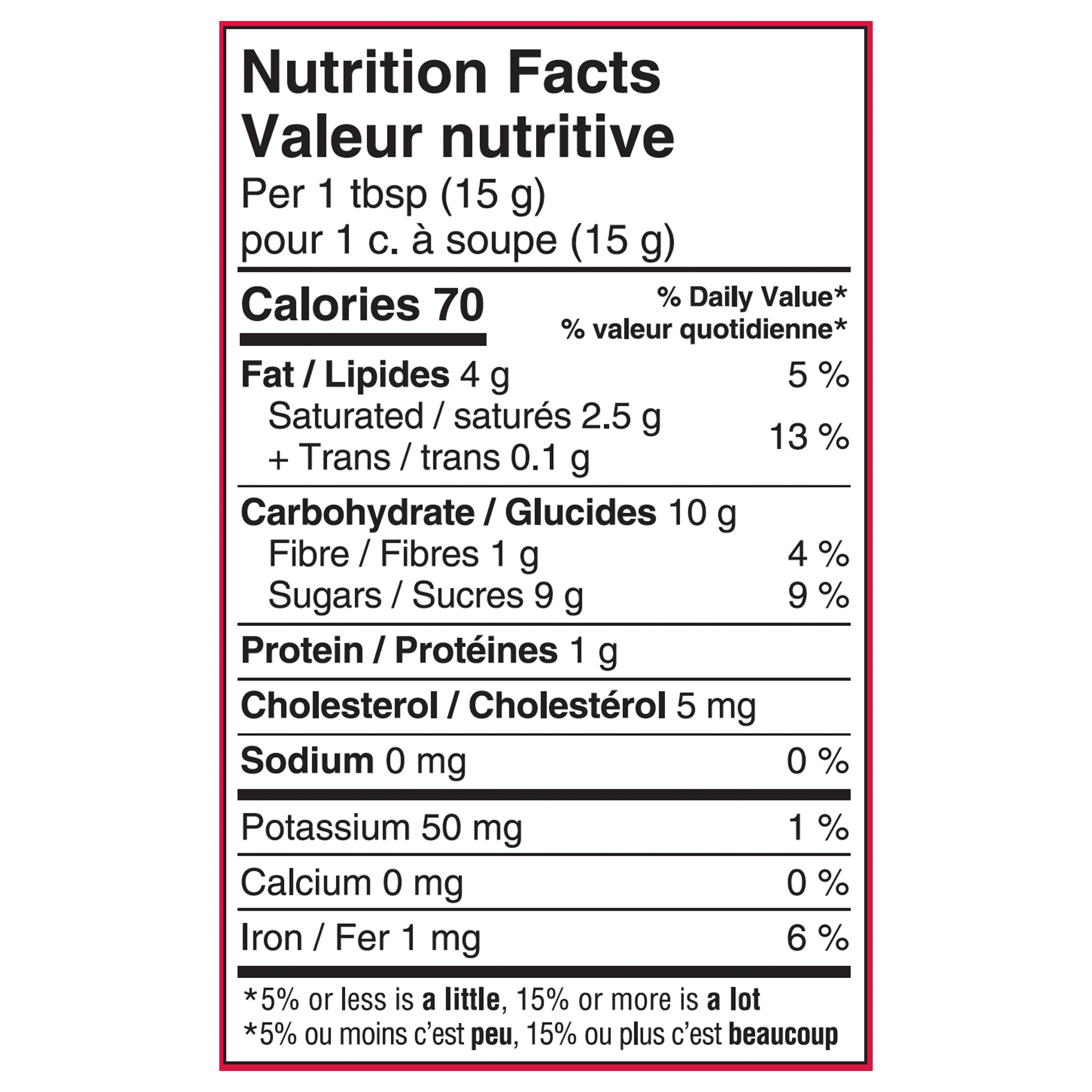 Nutrition info for this product.