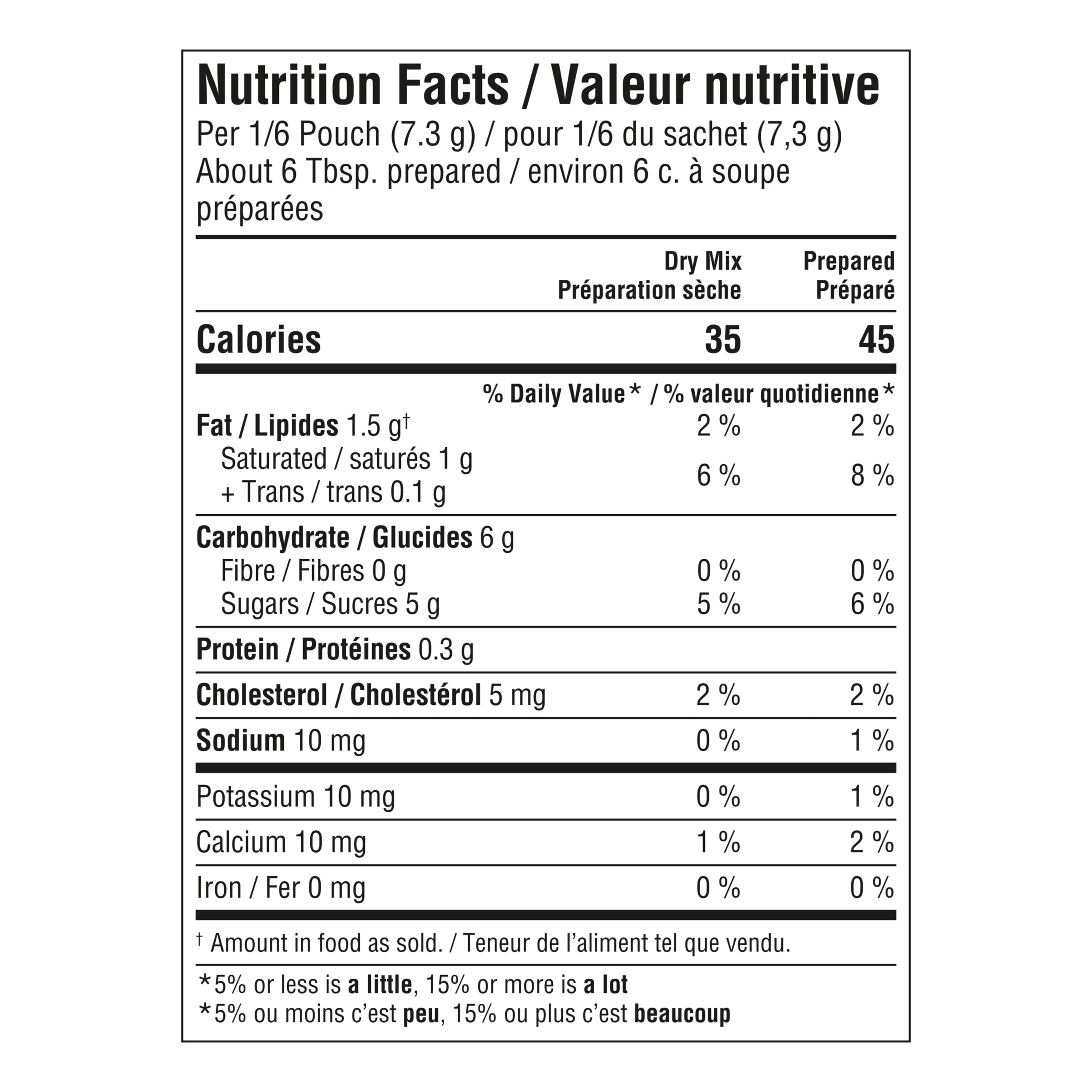 Nutrition info for this product.