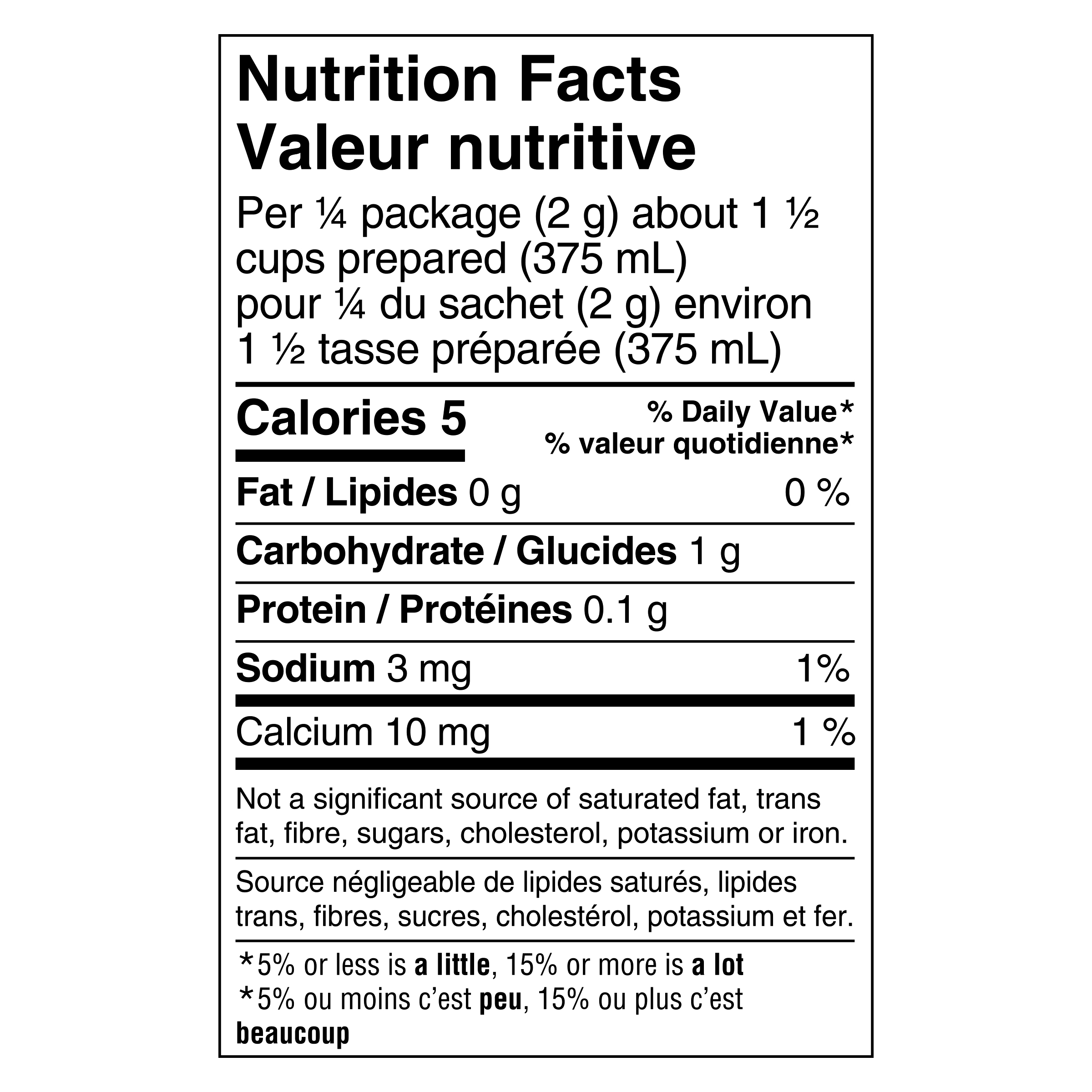 Nutrition info for this product.