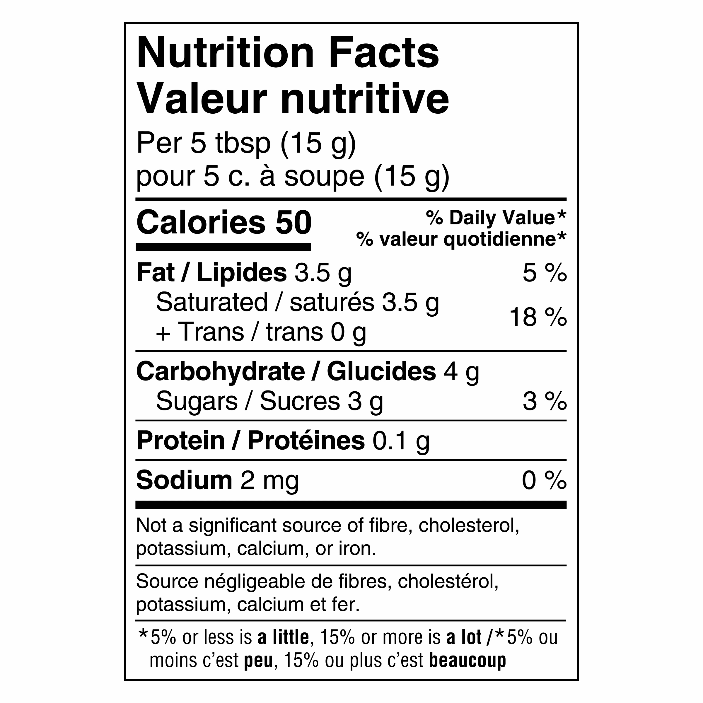 Nutrition info for this product.