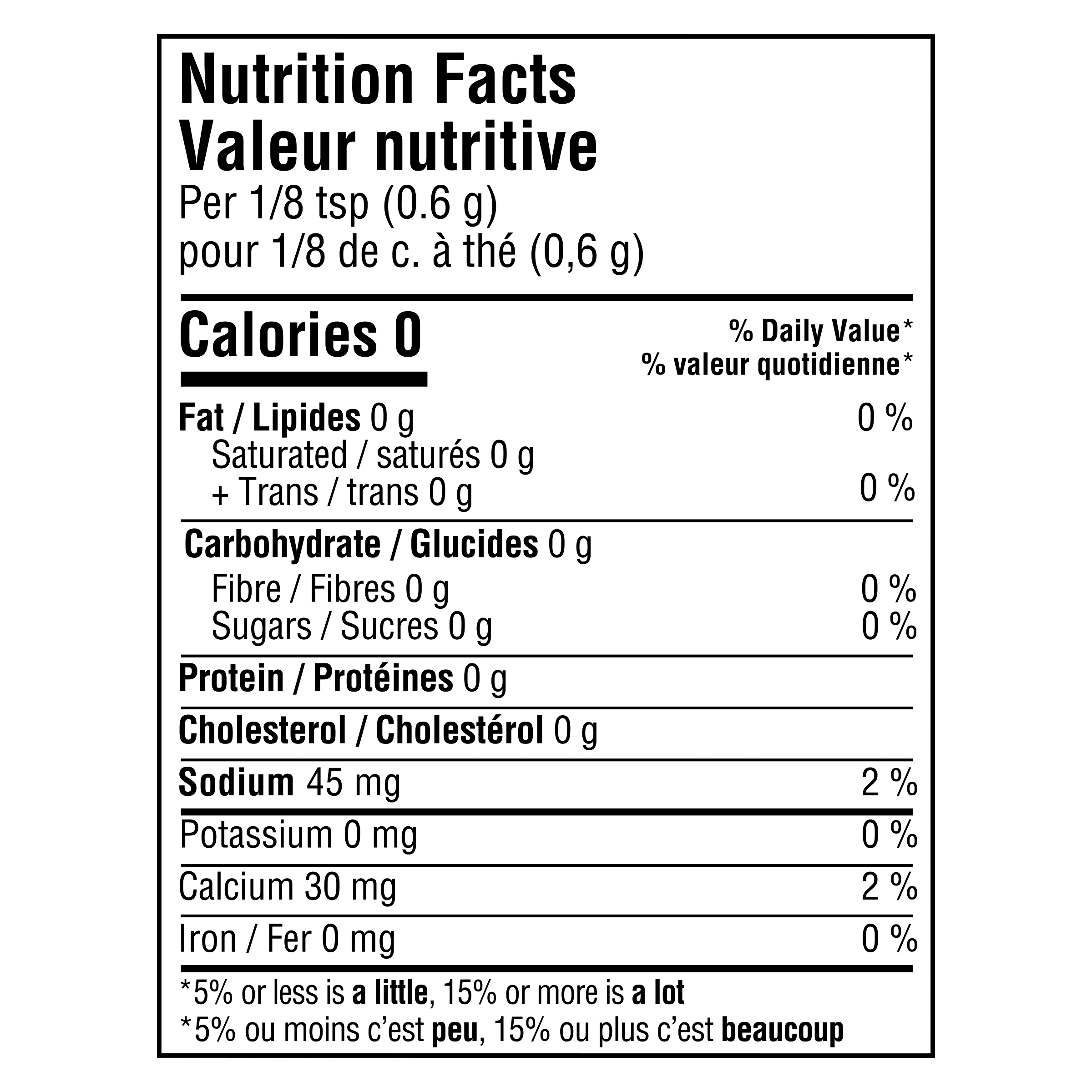 Nutrition info for this product.