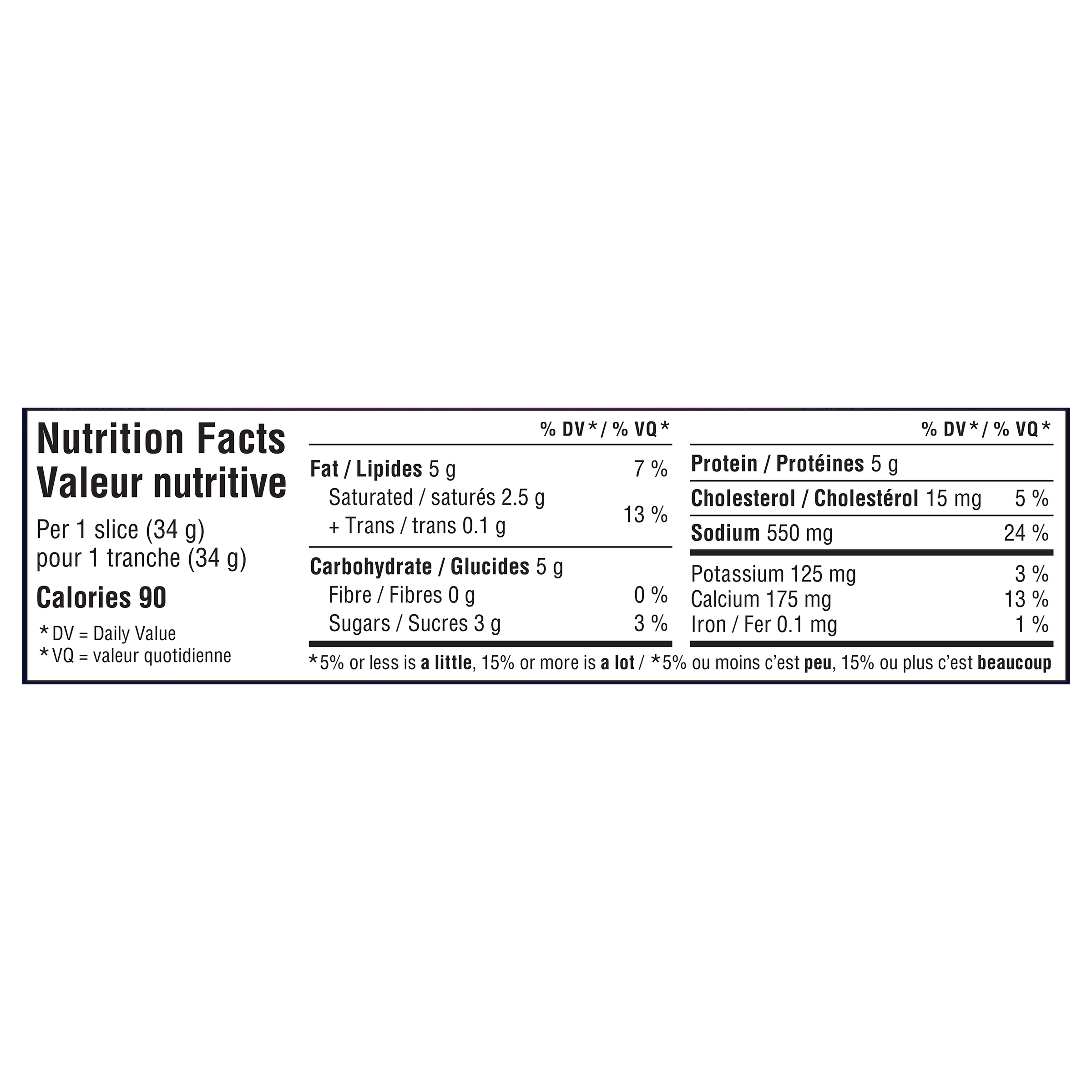 Nutrition info for this product.