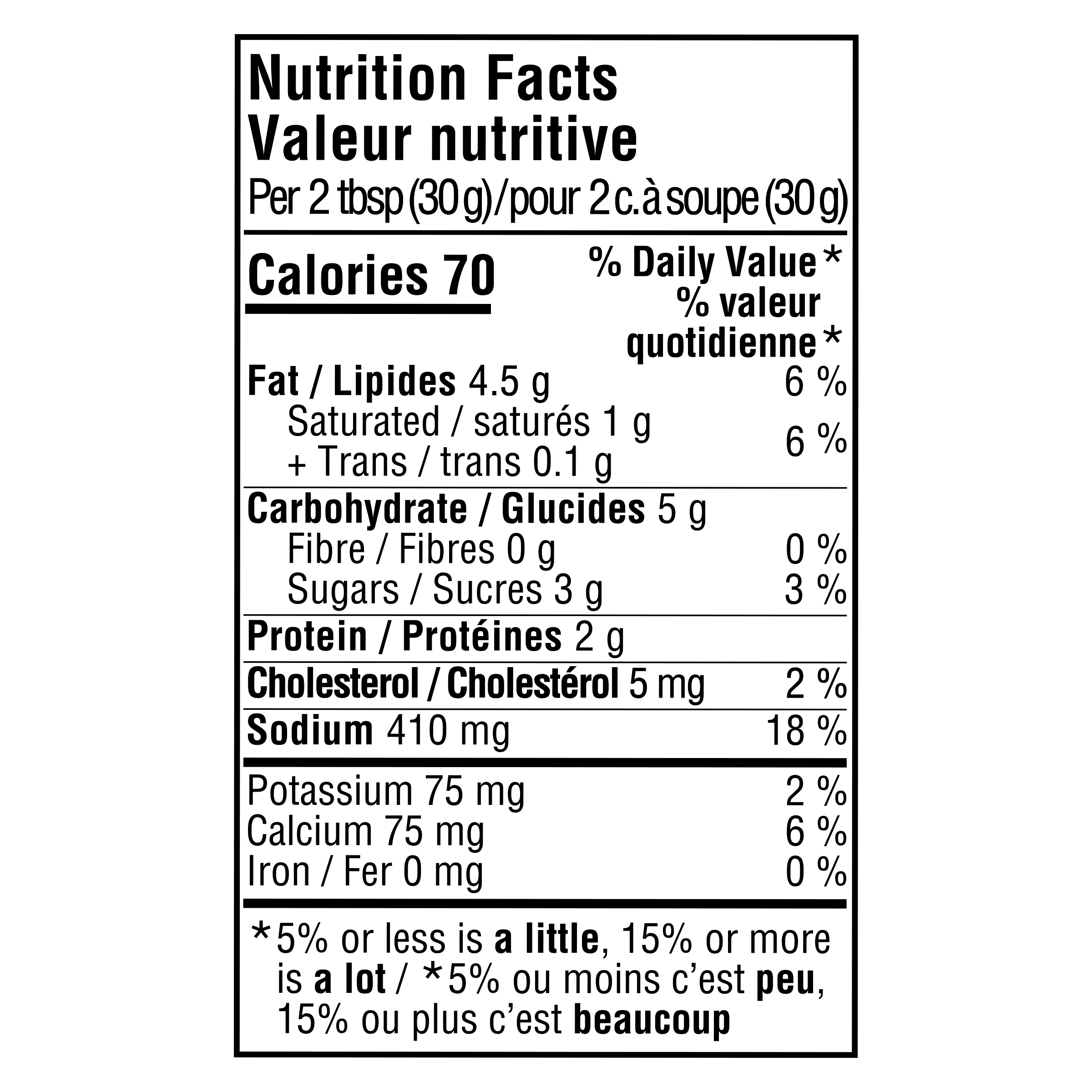 Nutrition info for this product.