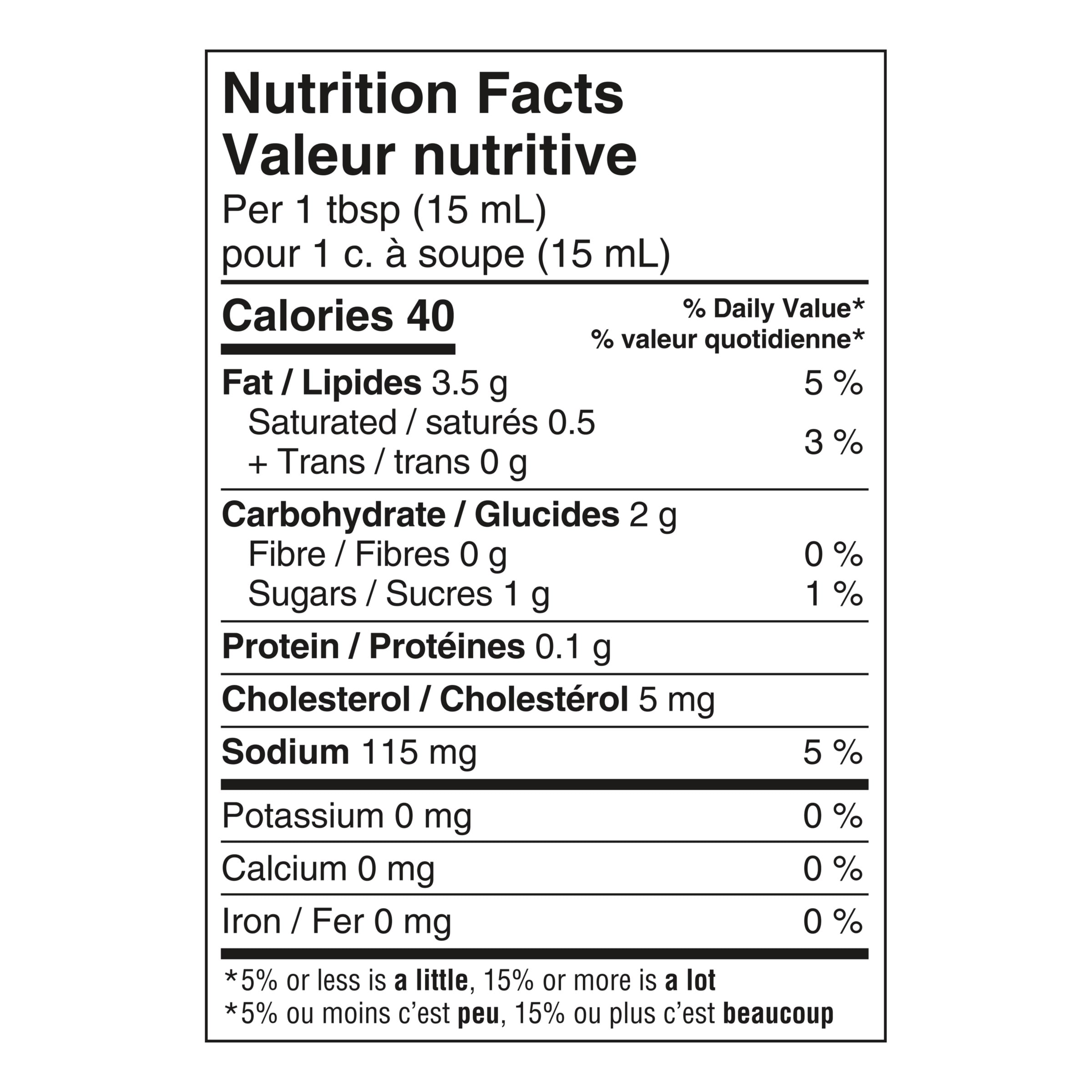 Nutrition info for this product.