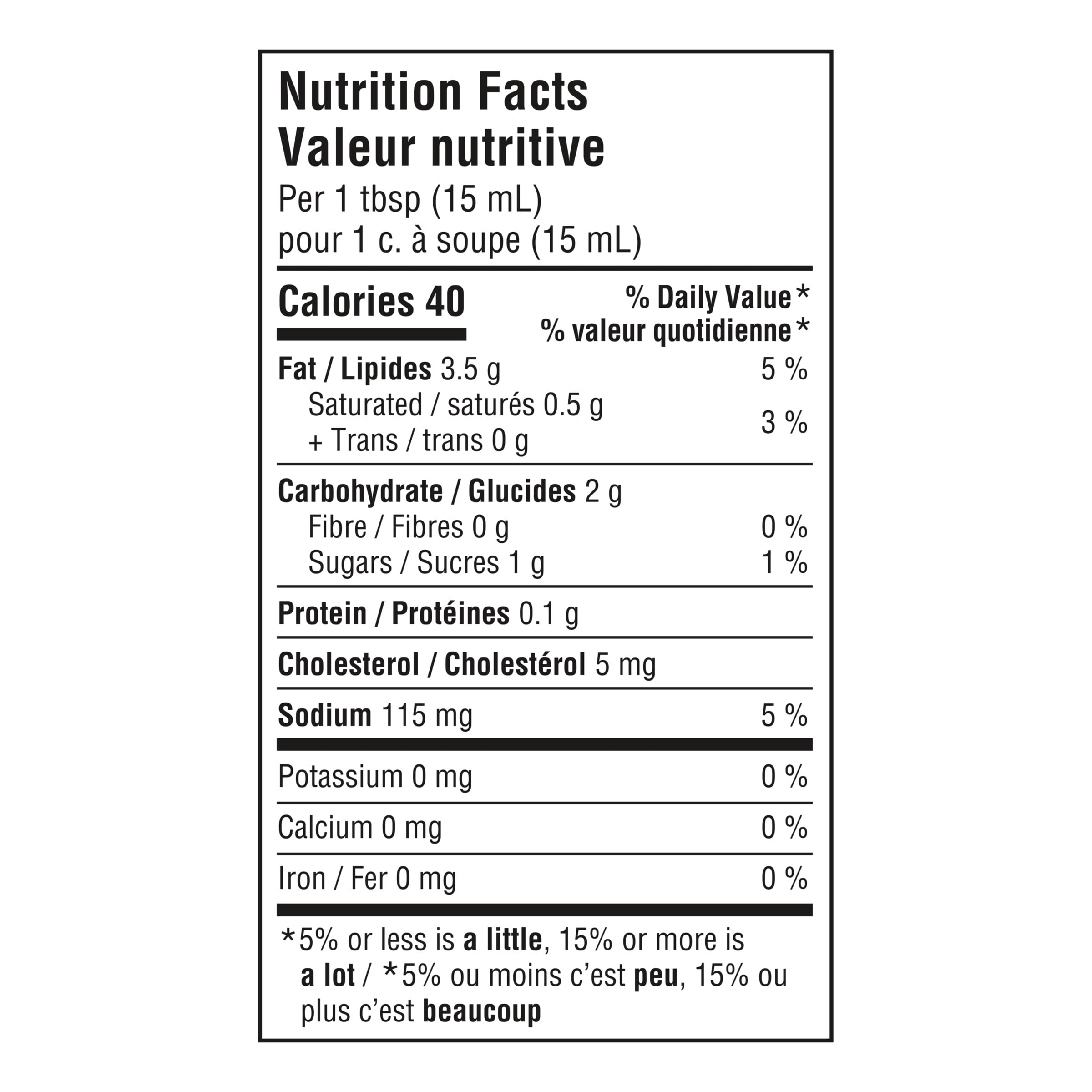 Nutrition info for this product.
