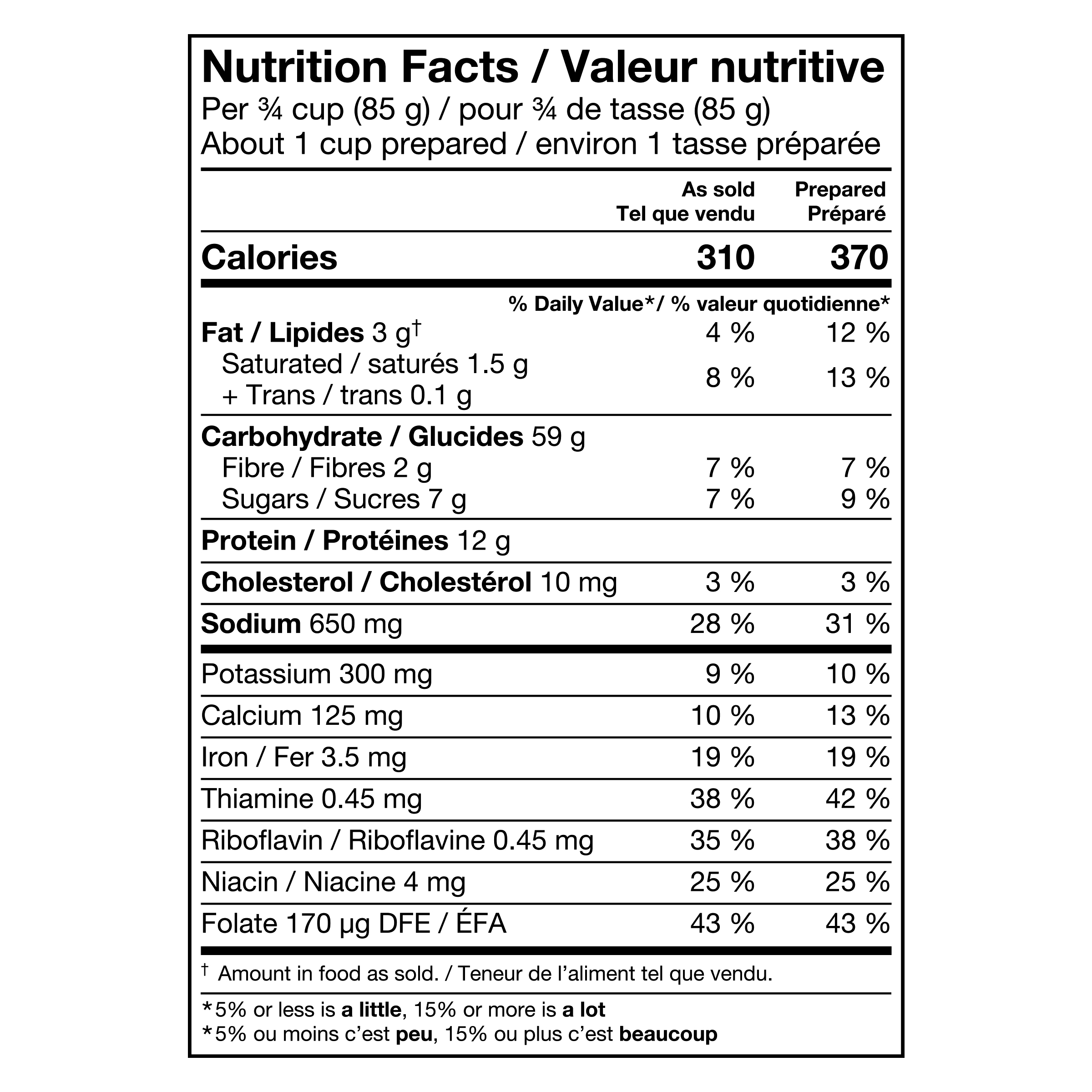 Nutrition info for this product.