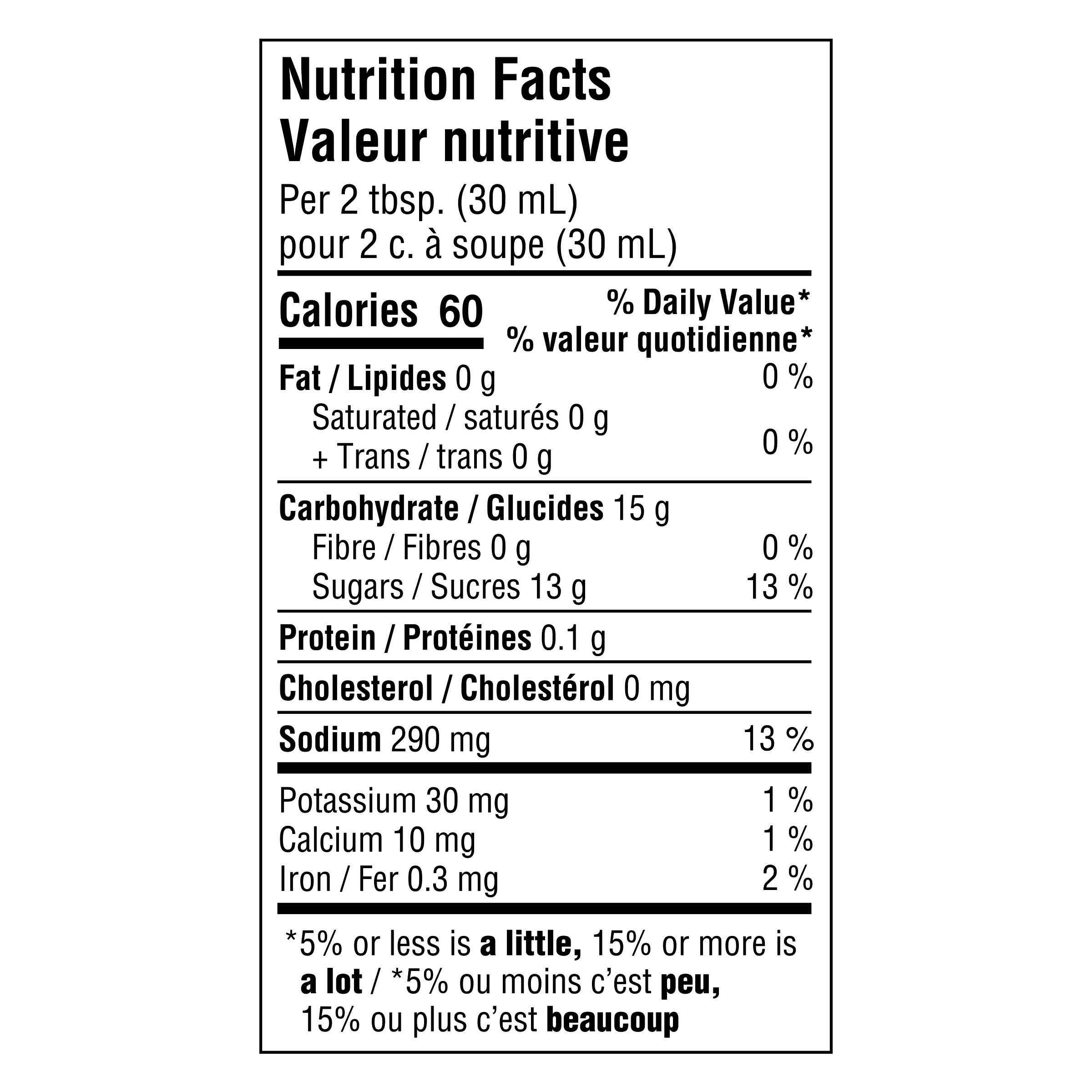 Nutrition info for this product.