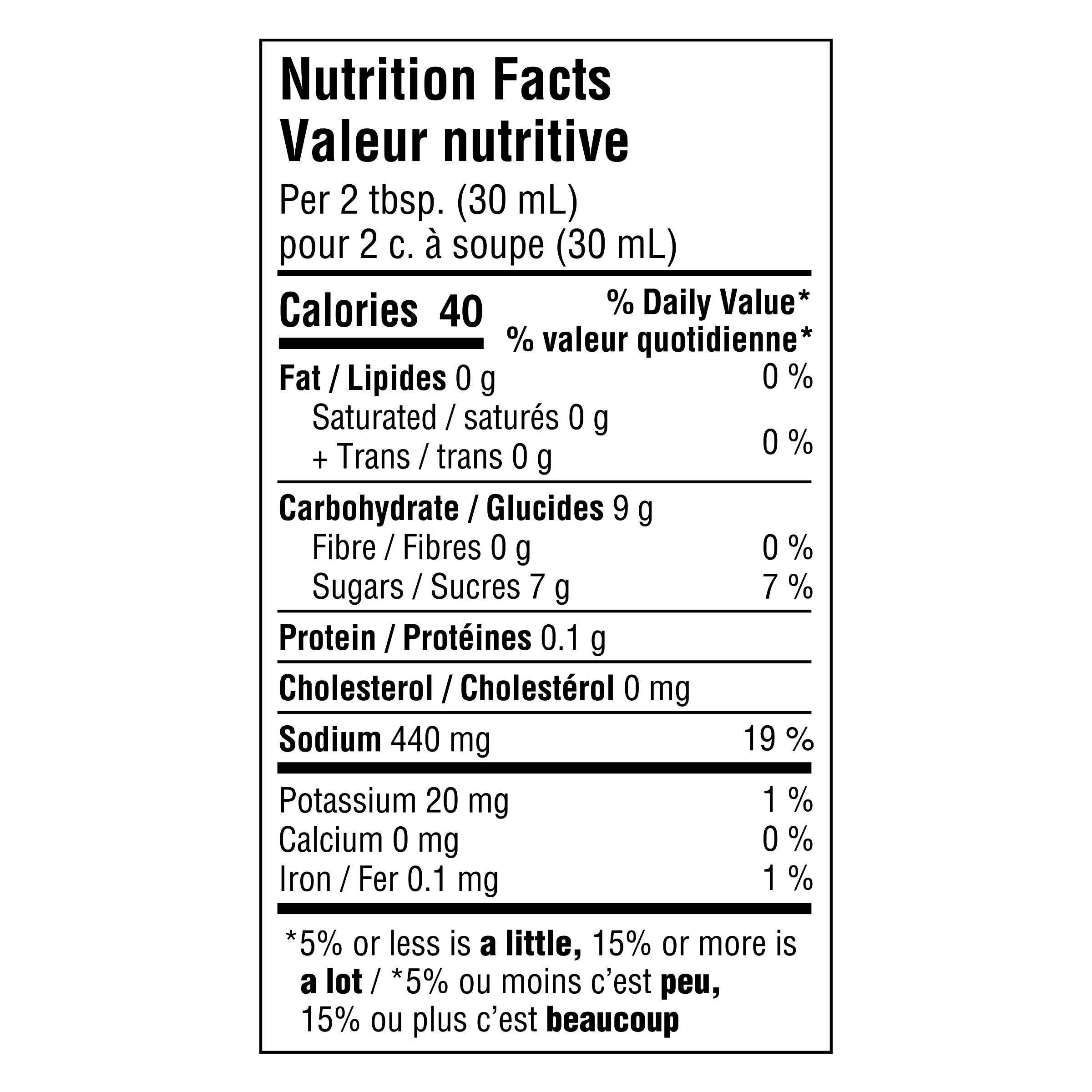 Nutrition info for this product.