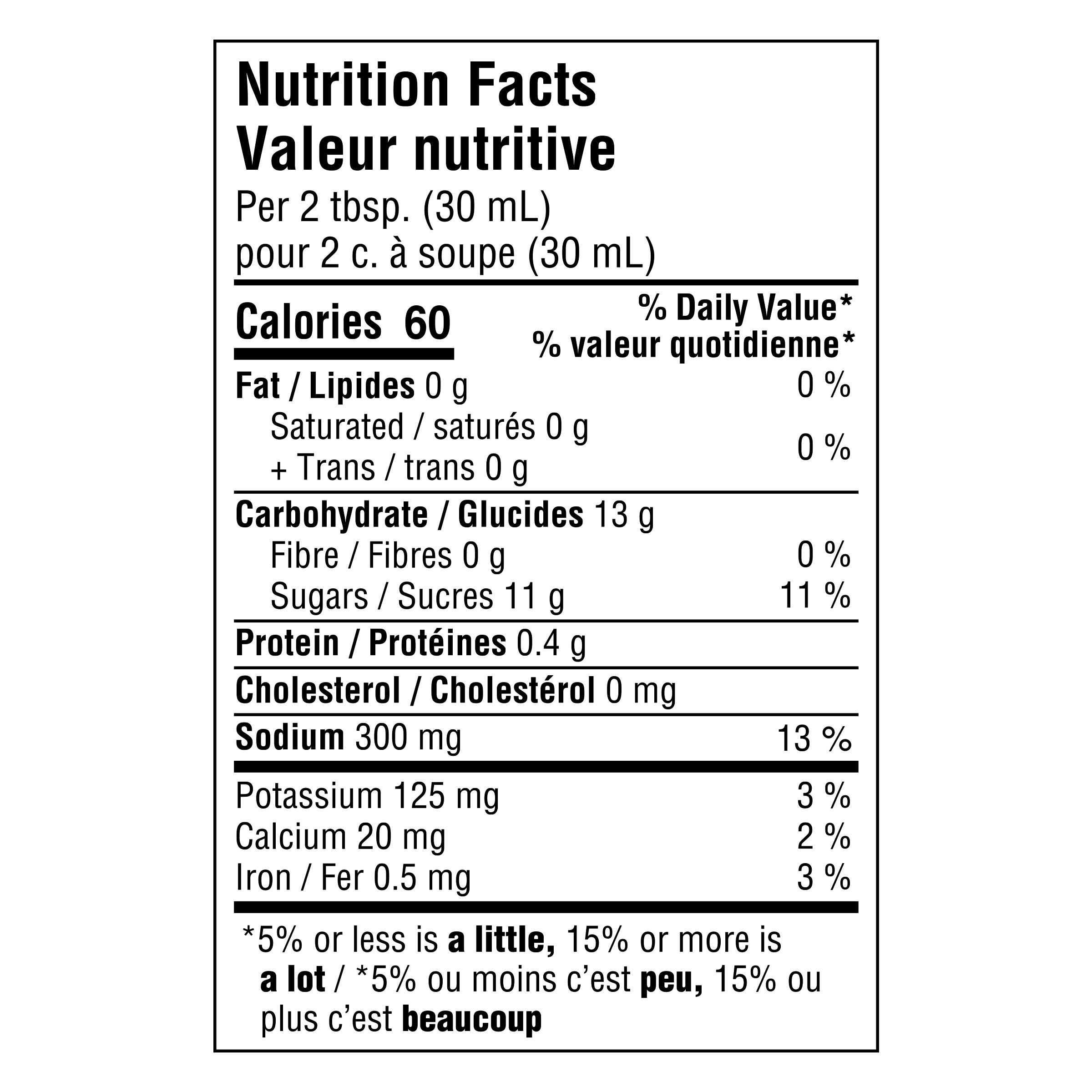 Nutrition info for this product.
