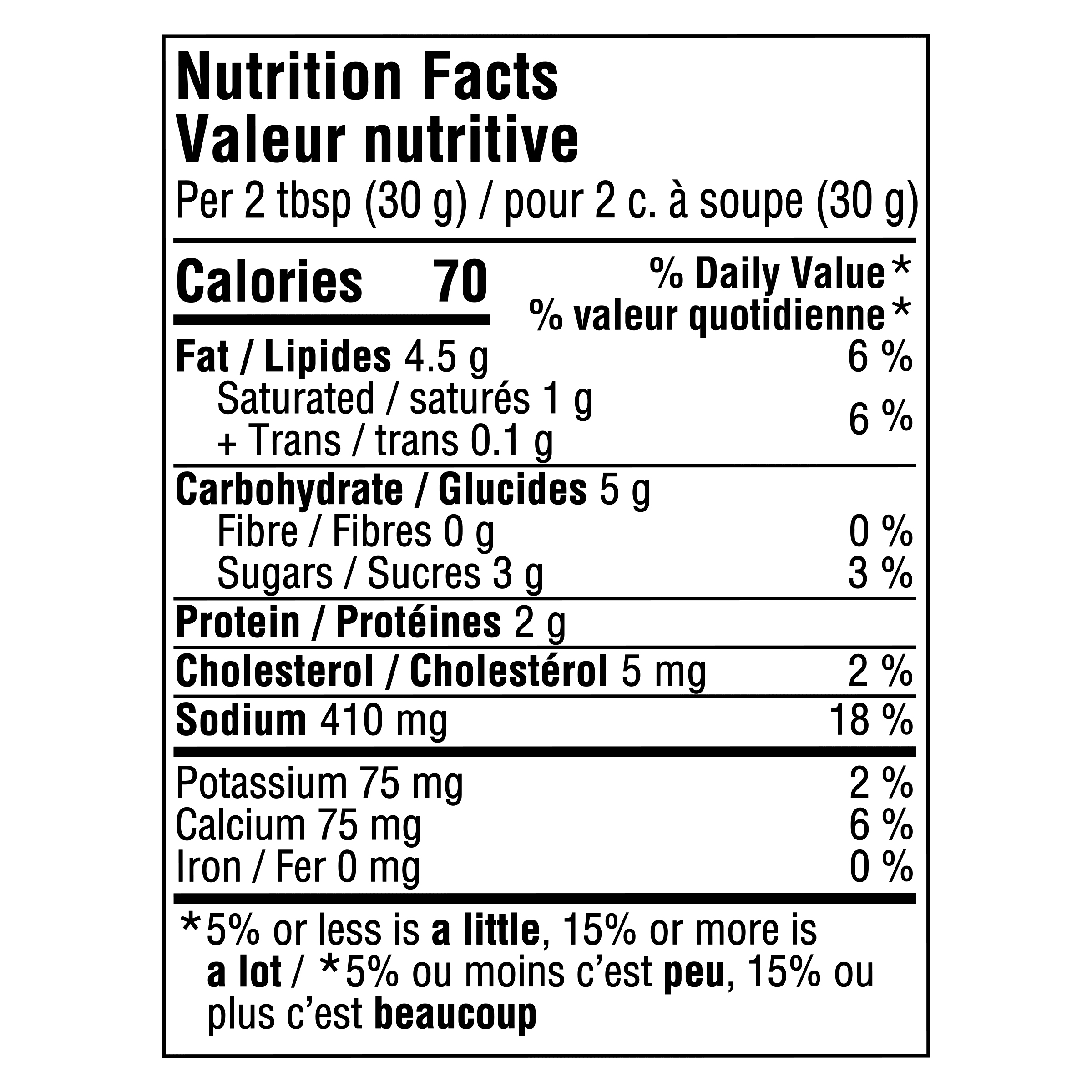 Nutrition info for this product.