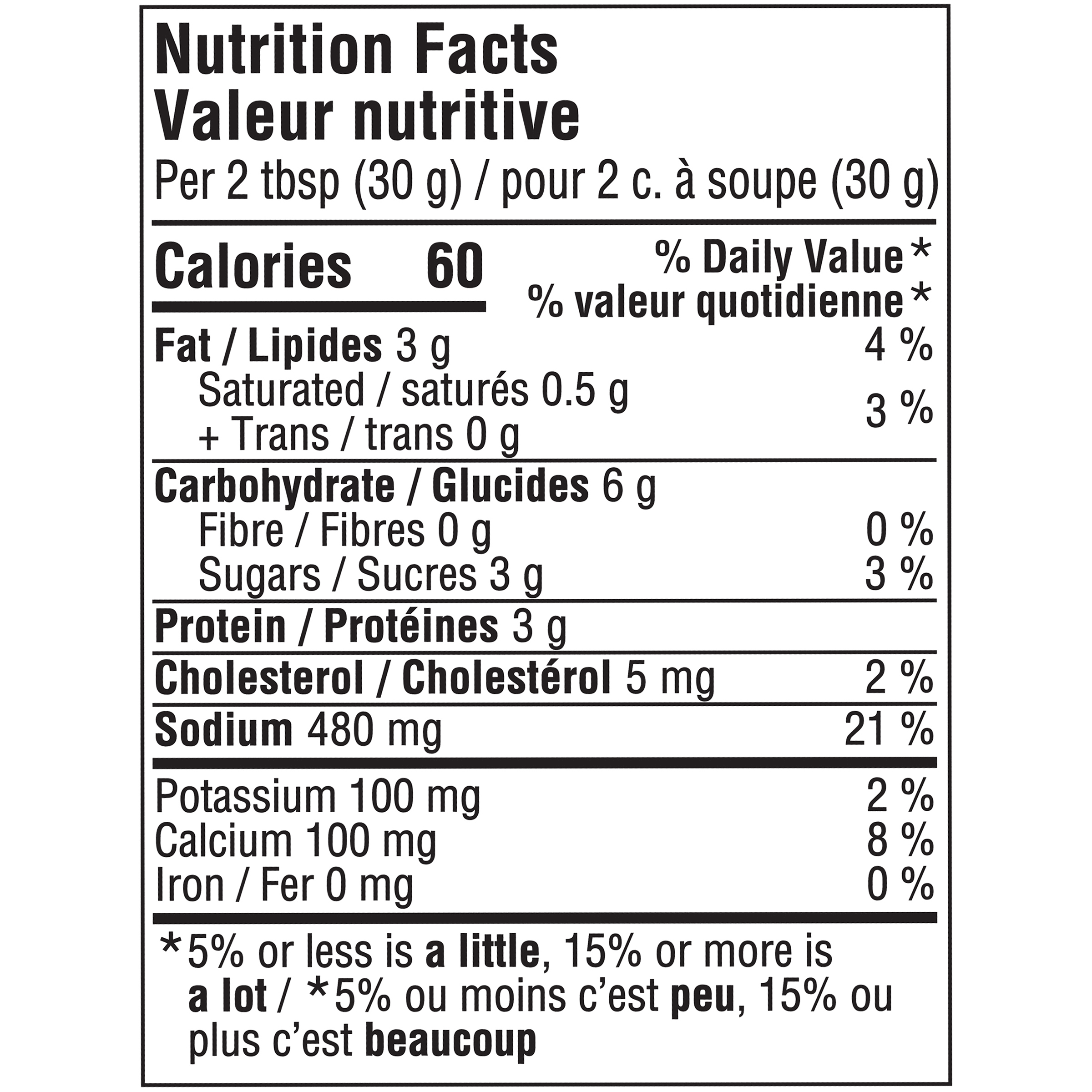 Nutrition info for this product.