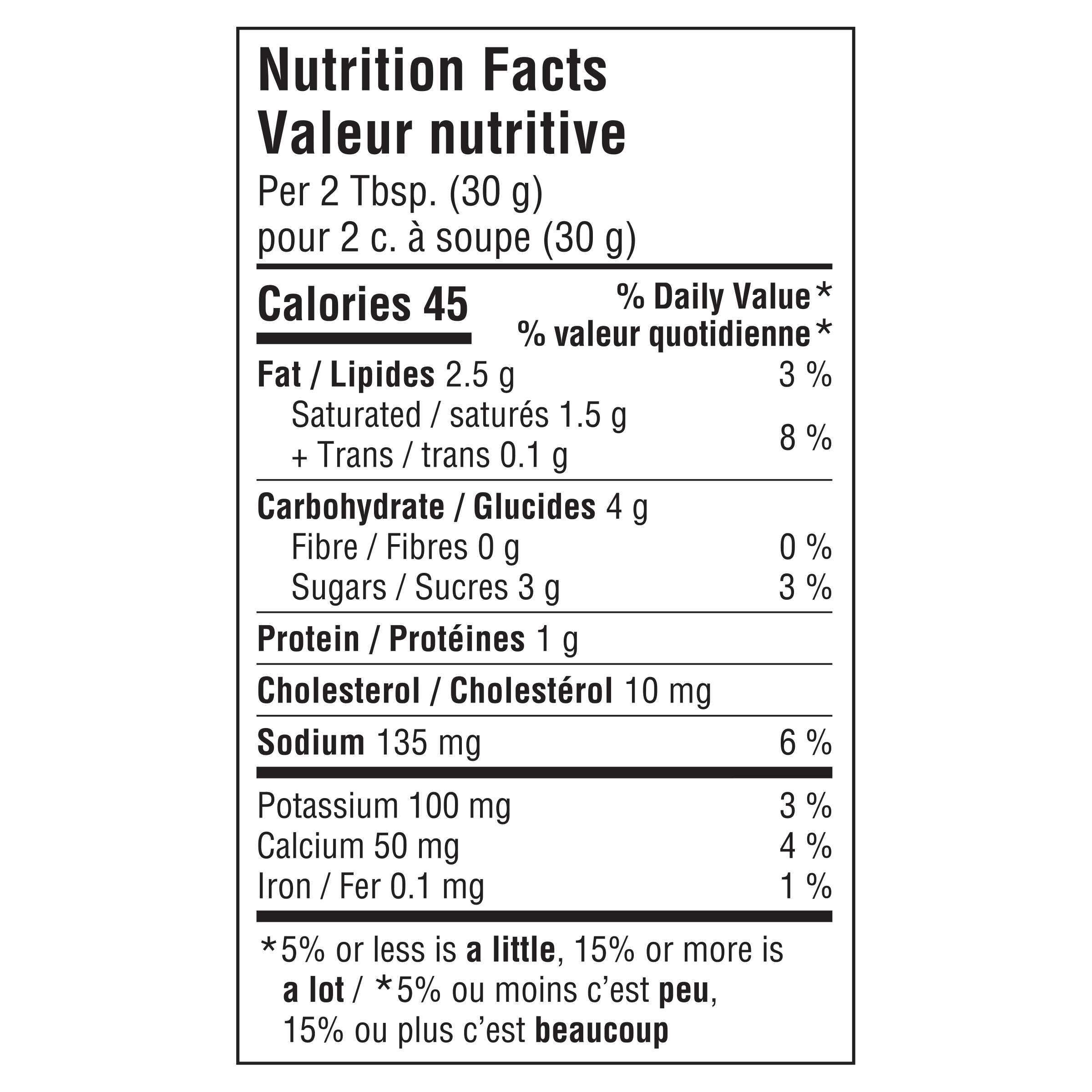 Nutrition info for this product.