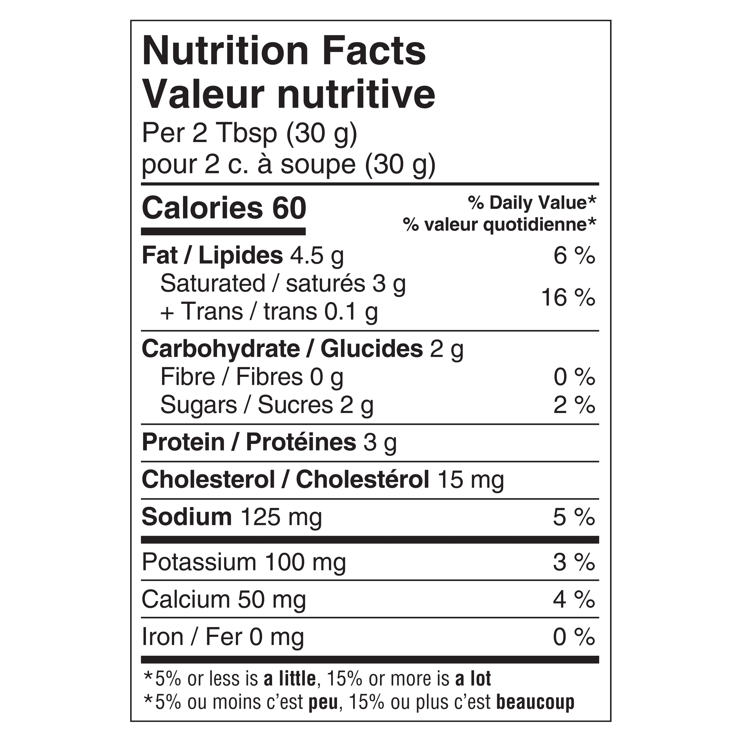 Nutrition info for this product.