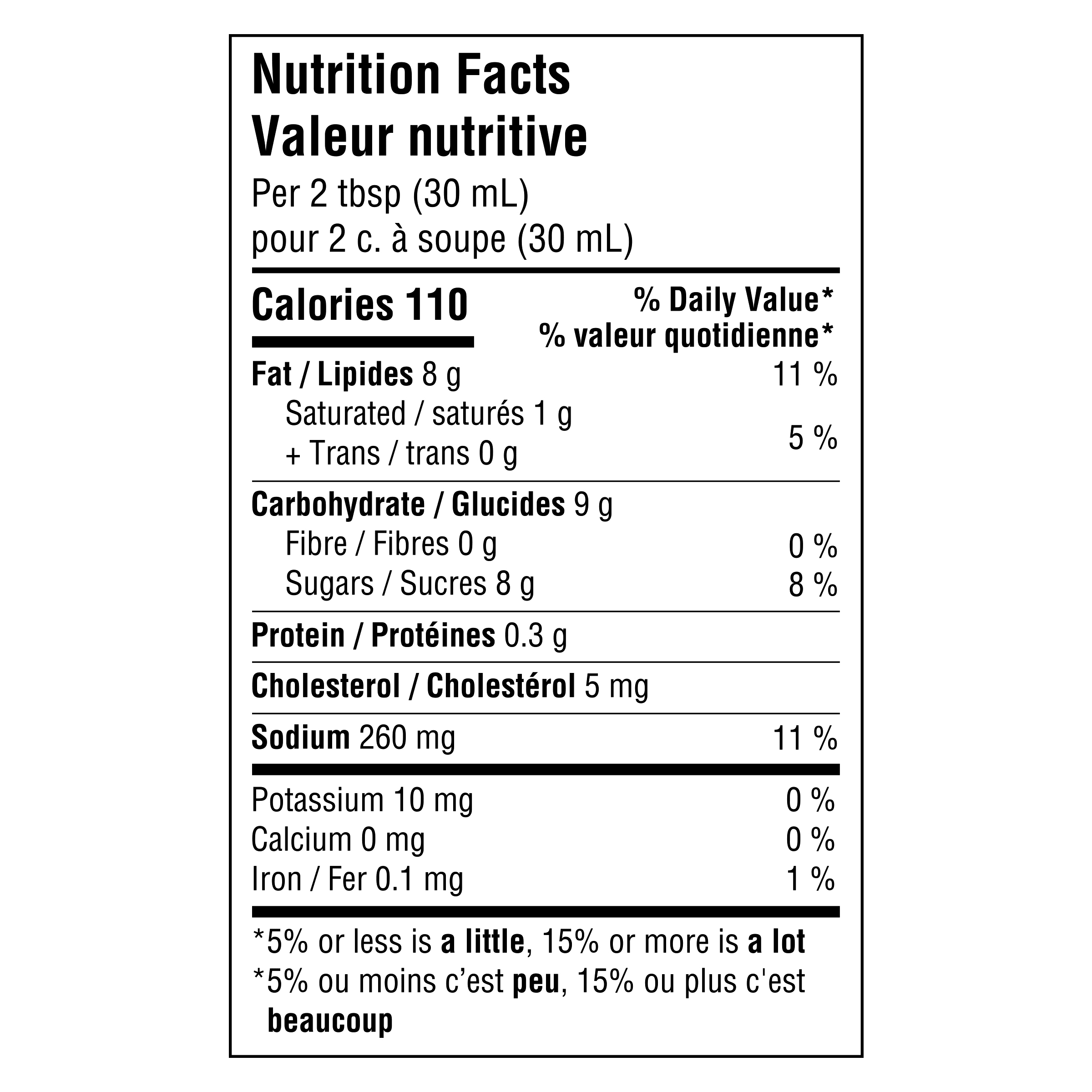 Nutrition info for this product.