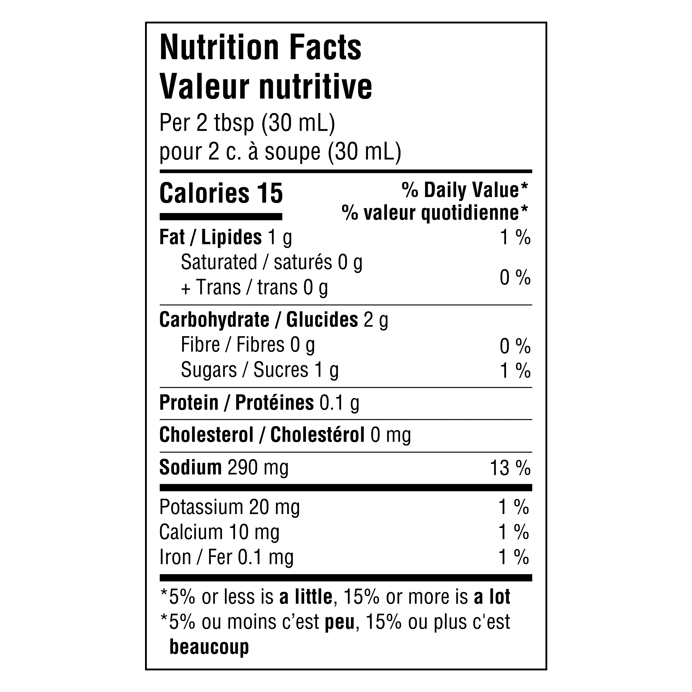 Nutrition info for this product.