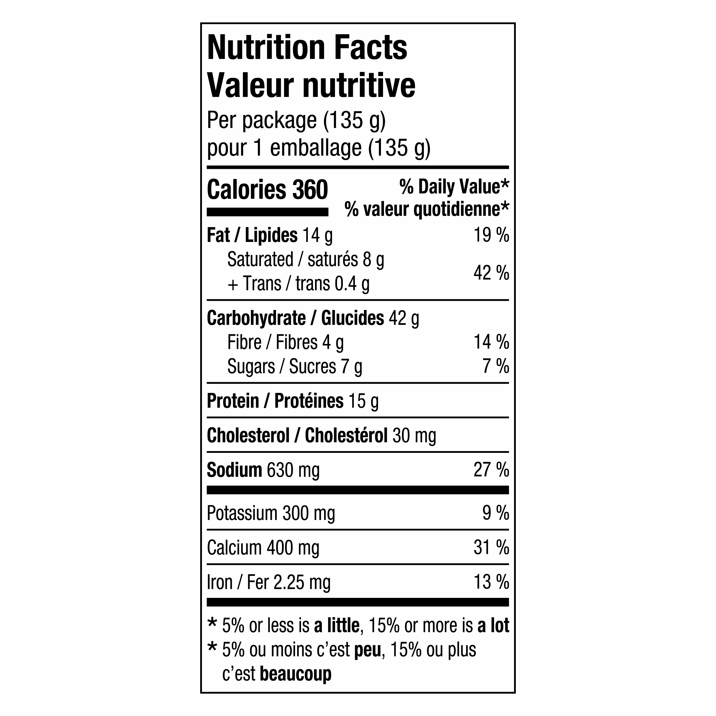 Nutrition info for this product.