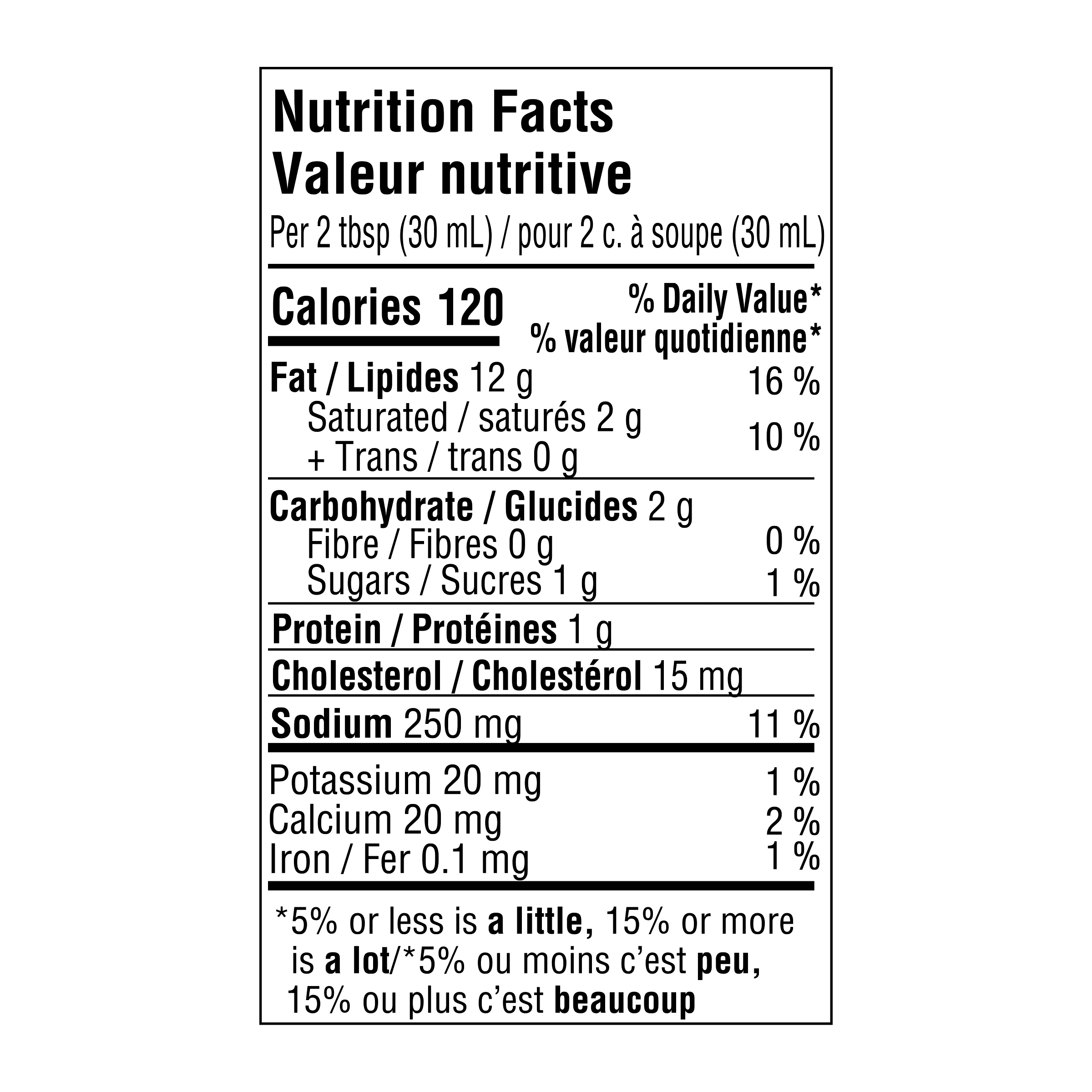 Nutrition info for this product.