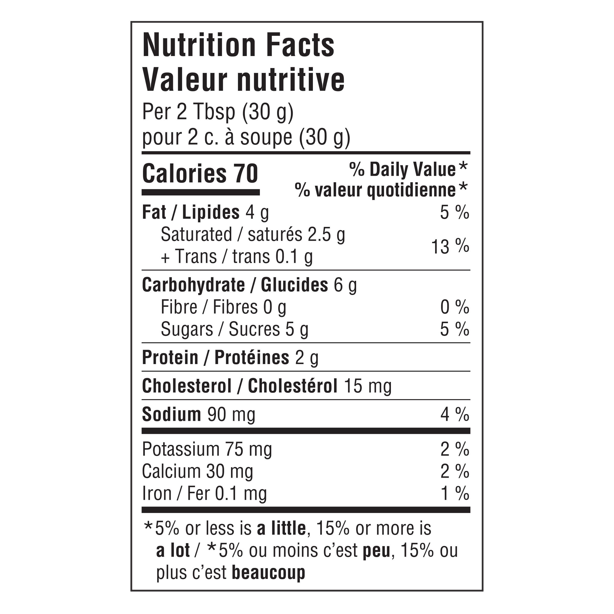 Nutrition info for this product.