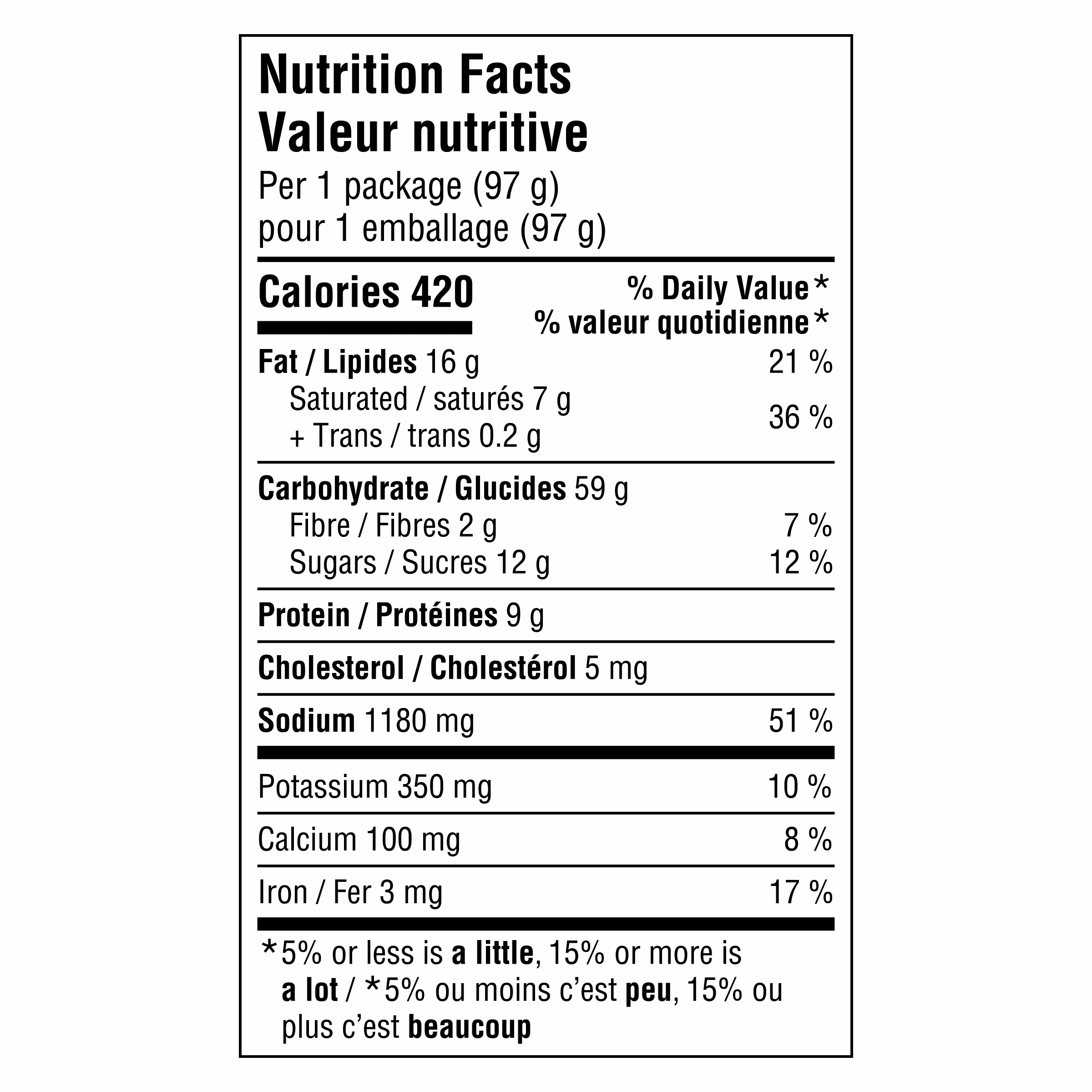Nutrition info for this product.