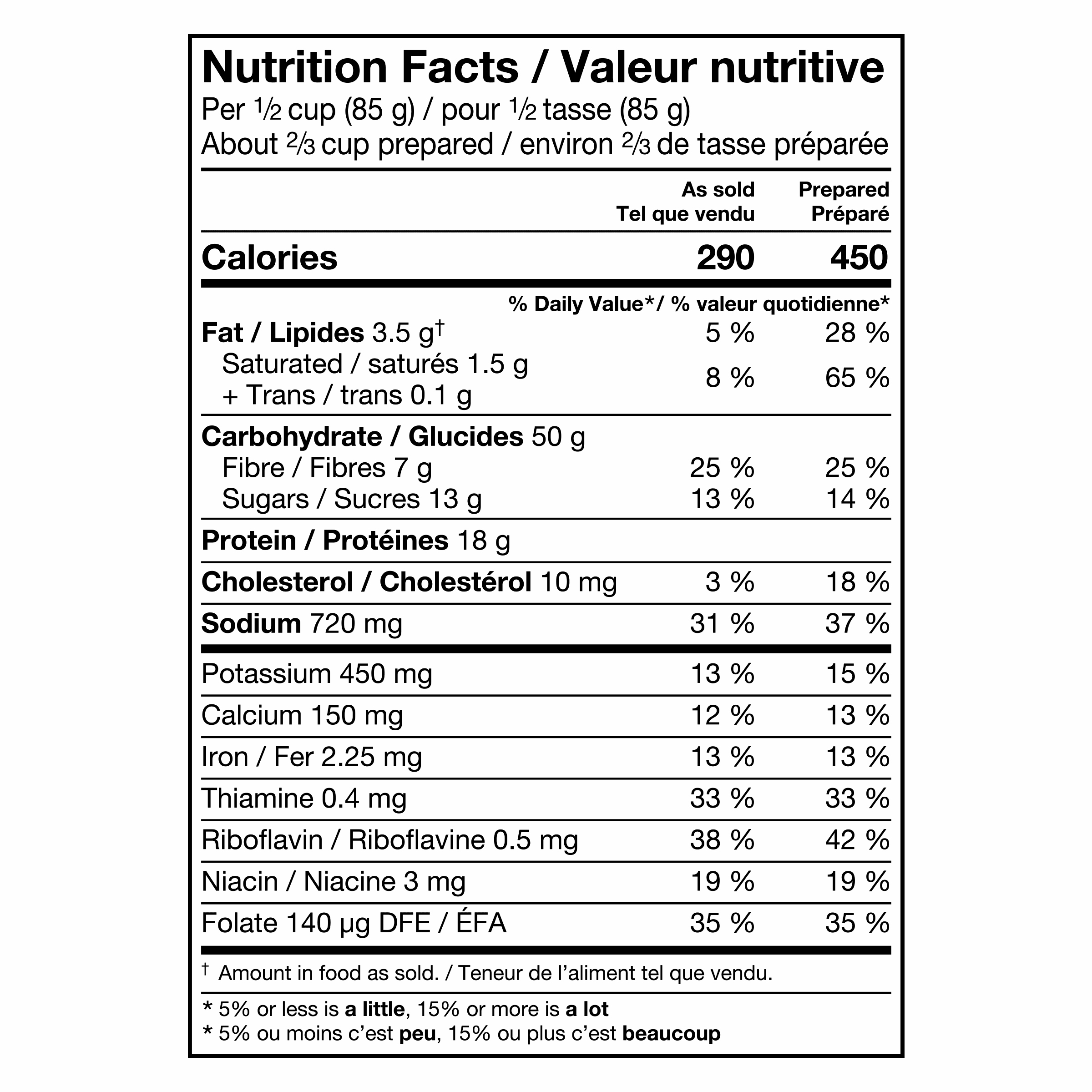 Nutrition info for this product.