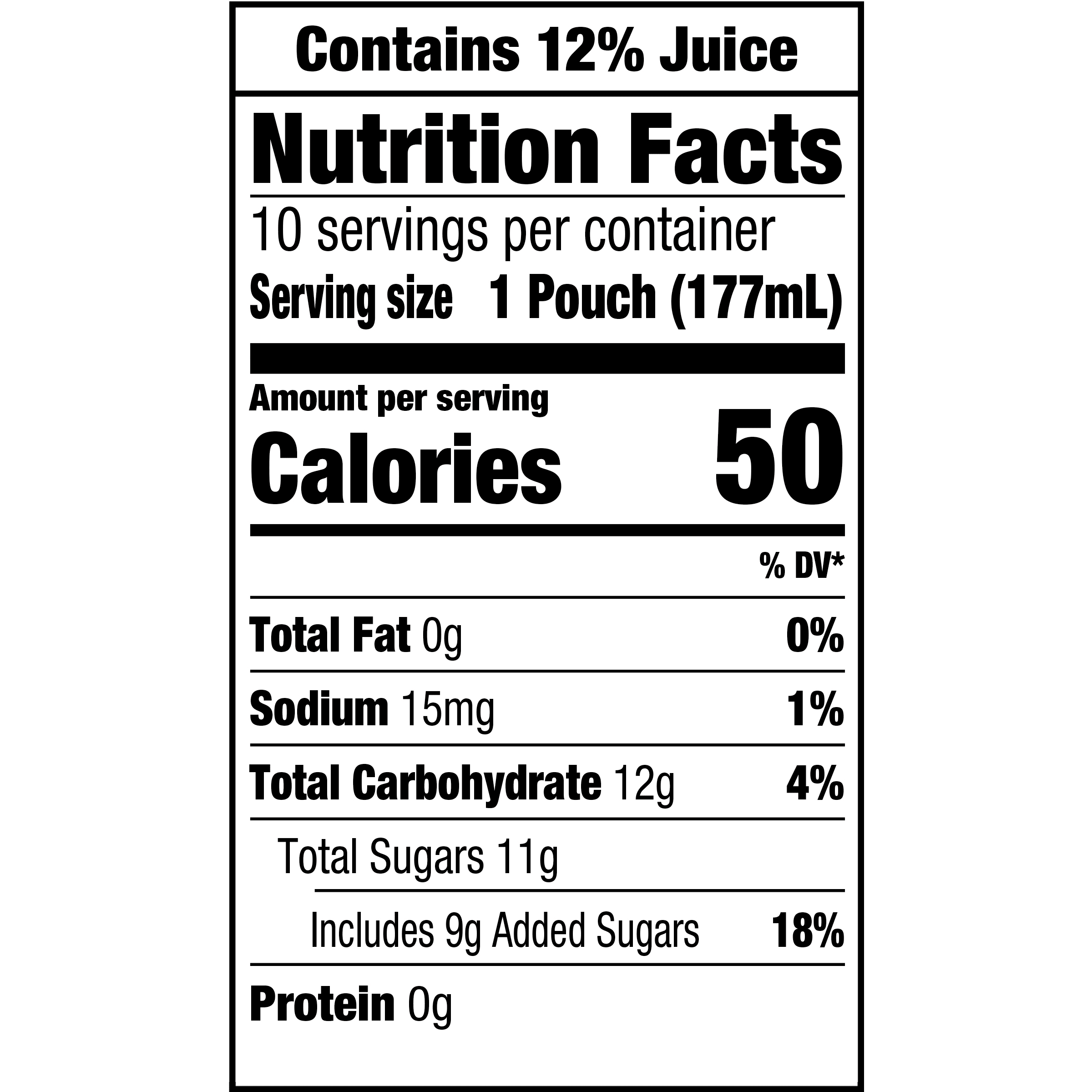 Nutrition info for this product.