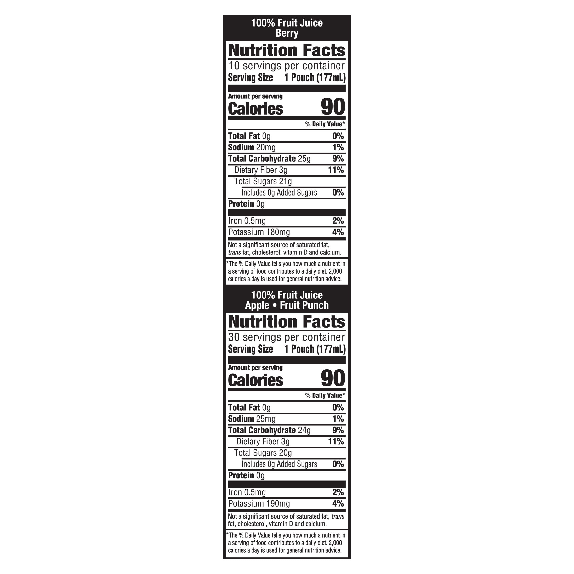 Nutrition info for this product.