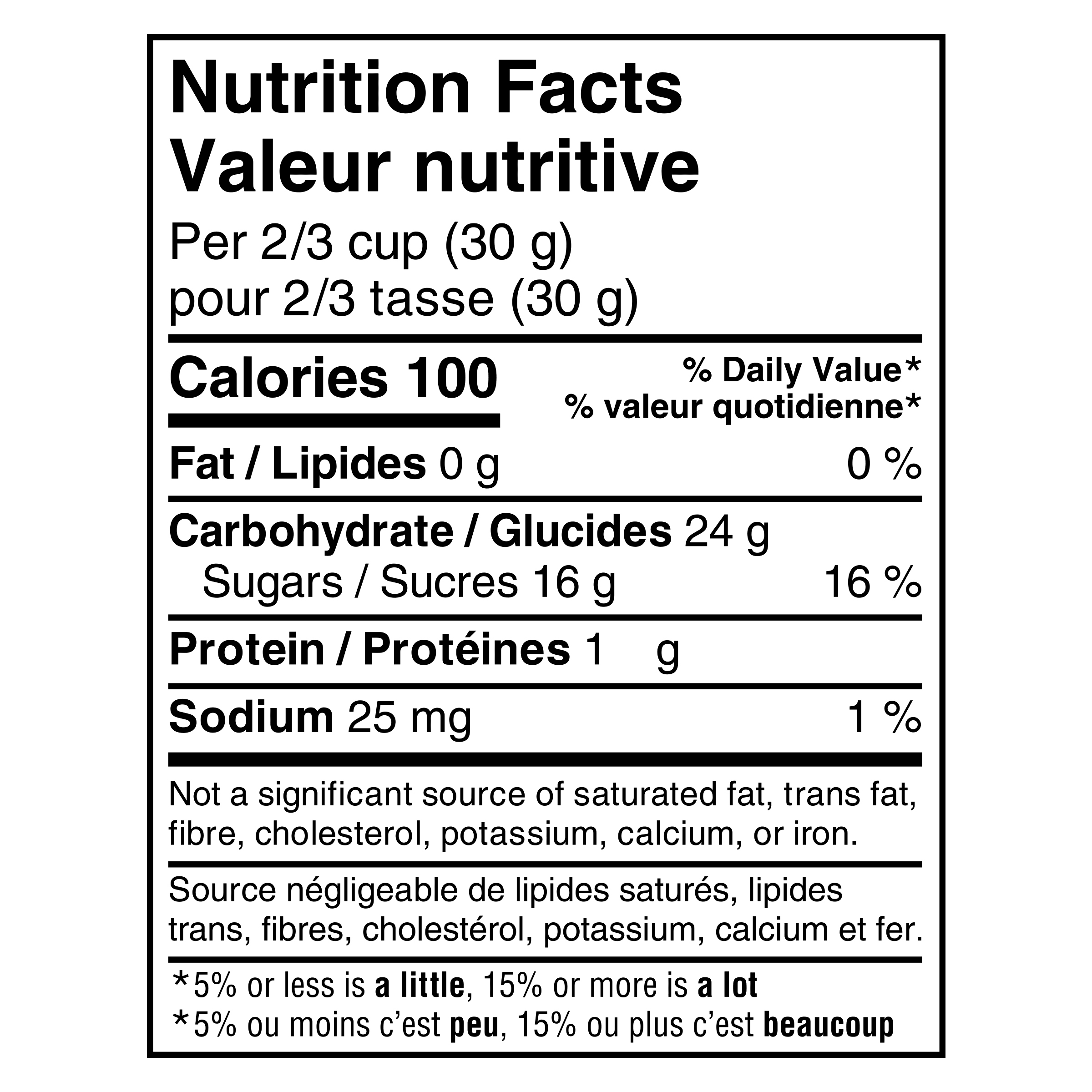 Nutrition info for this product.