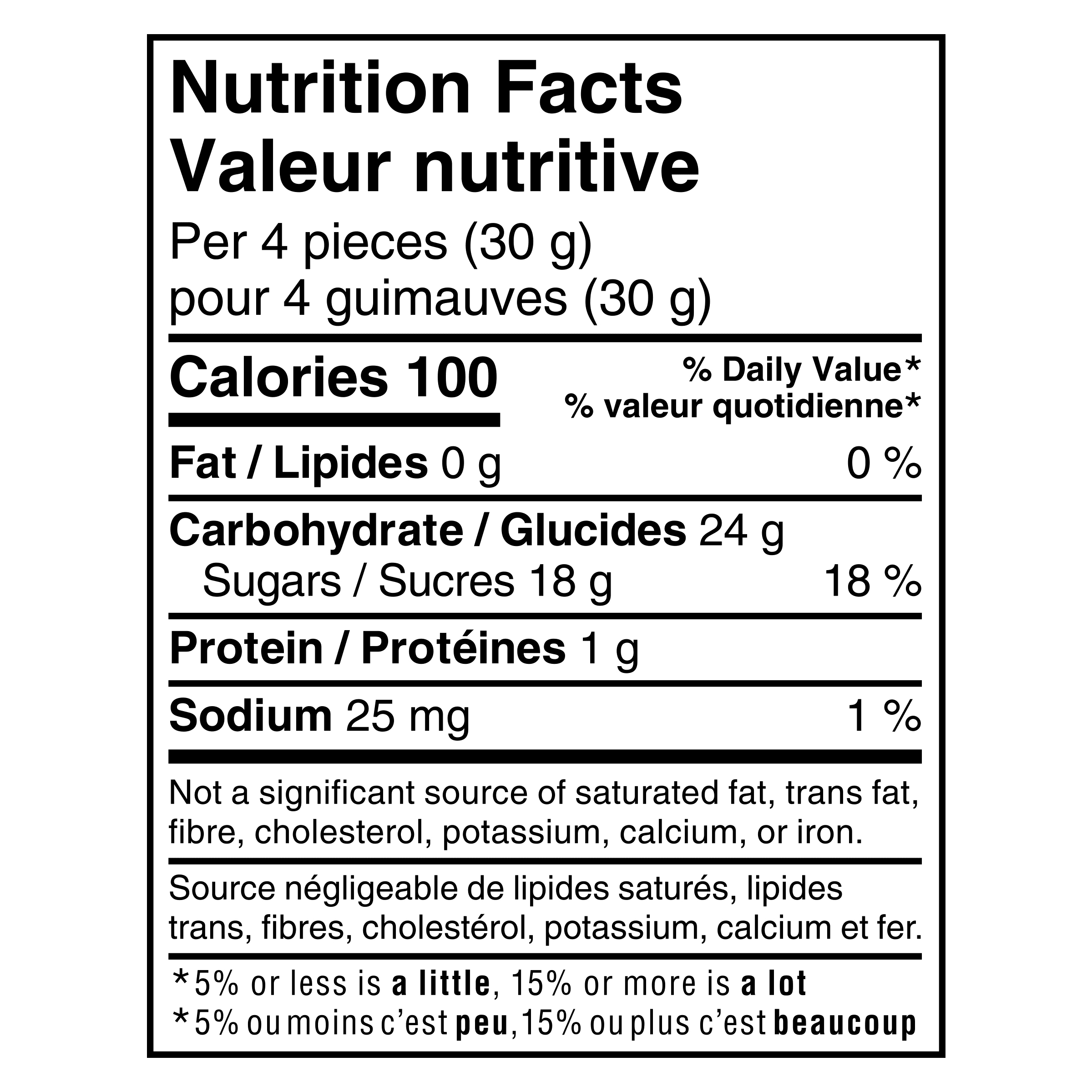 Nutrition info for this product.