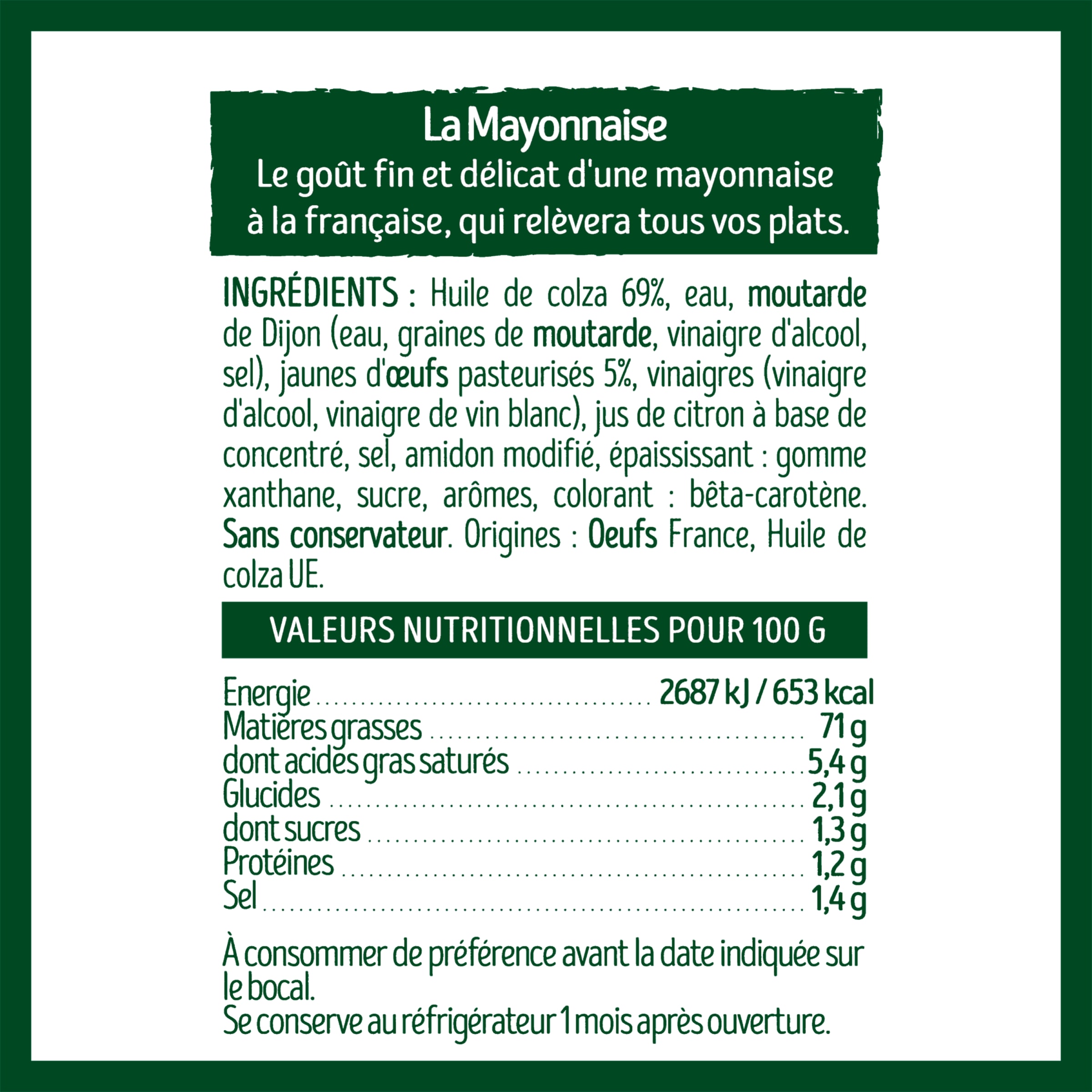 Nutrition info for this product.